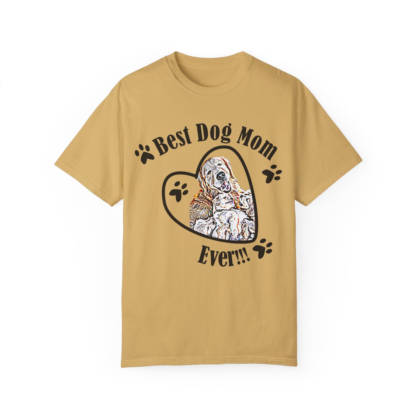 dog mom Unisex Garment-Dyed T-shirt