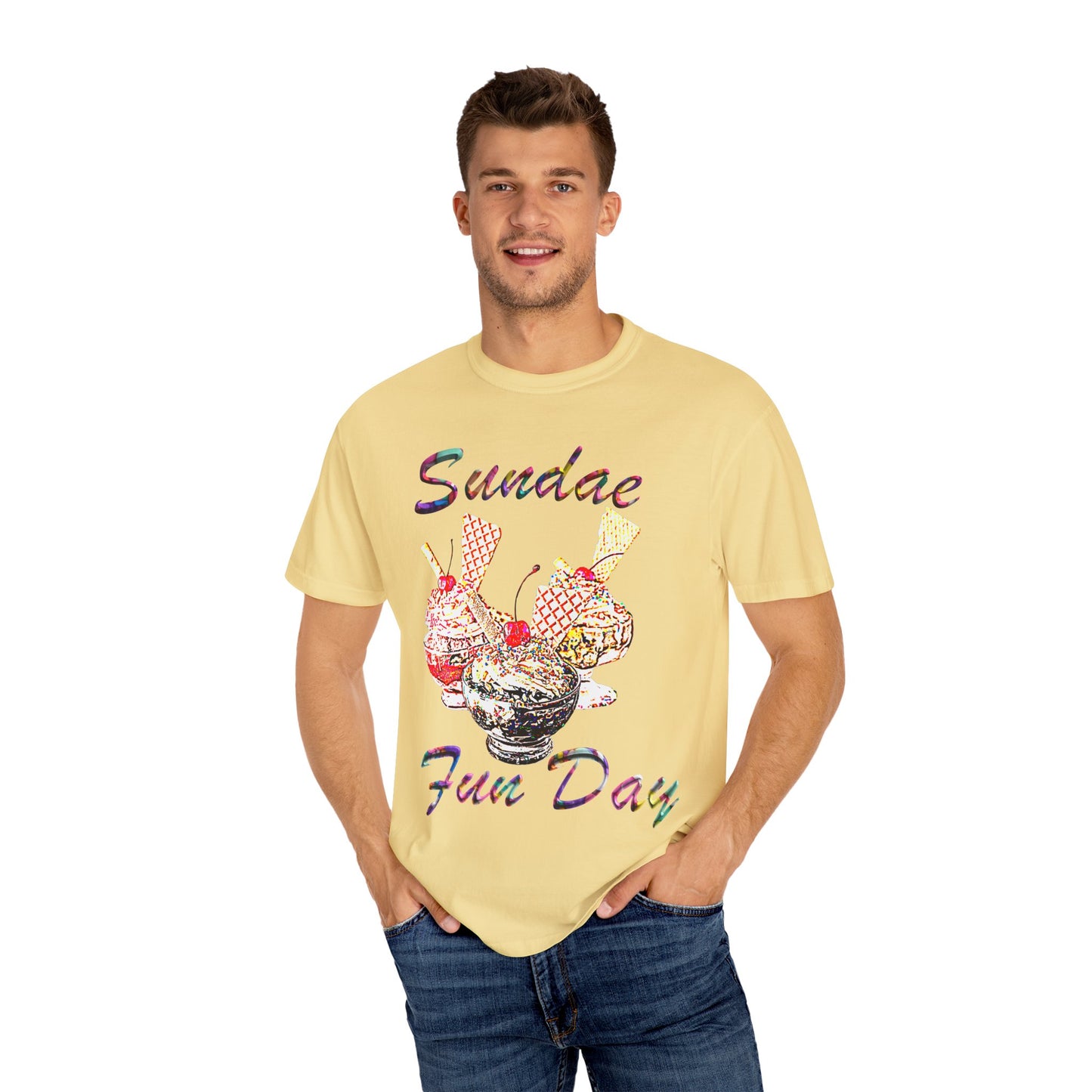 Sundae Fun Day Unisex Garment-Dyed T-shirt