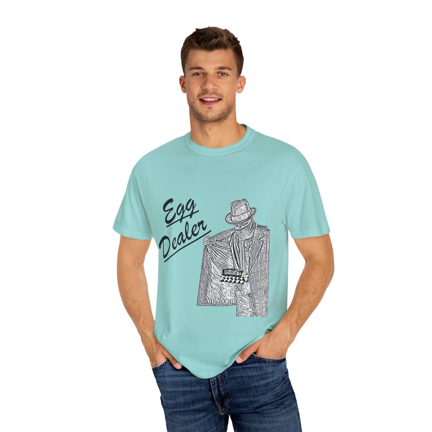 Garment-Dyed T-shirt - Rising Price of Eggs Design