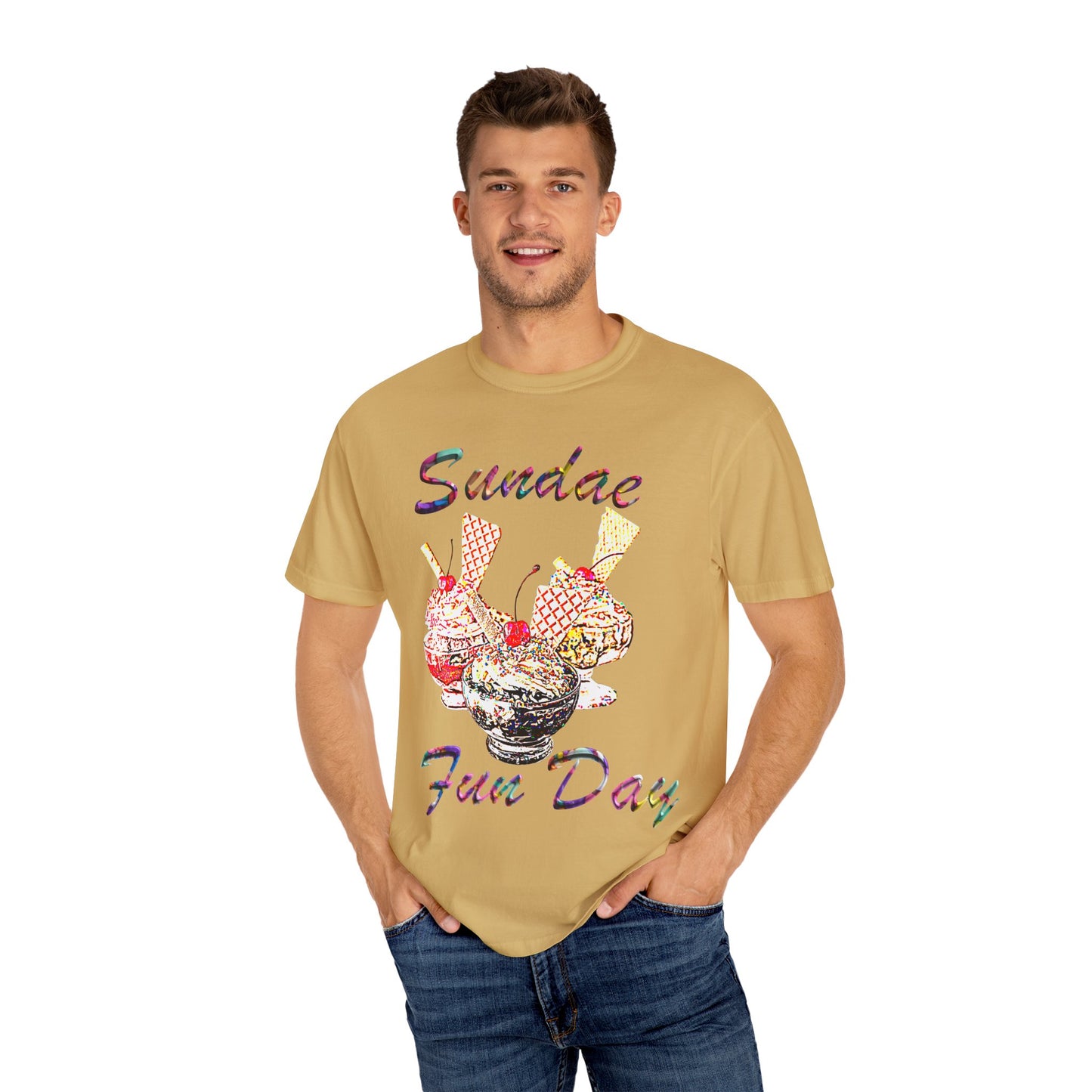 Sundae Fun Day Unisex Garment-Dyed T-shirt
