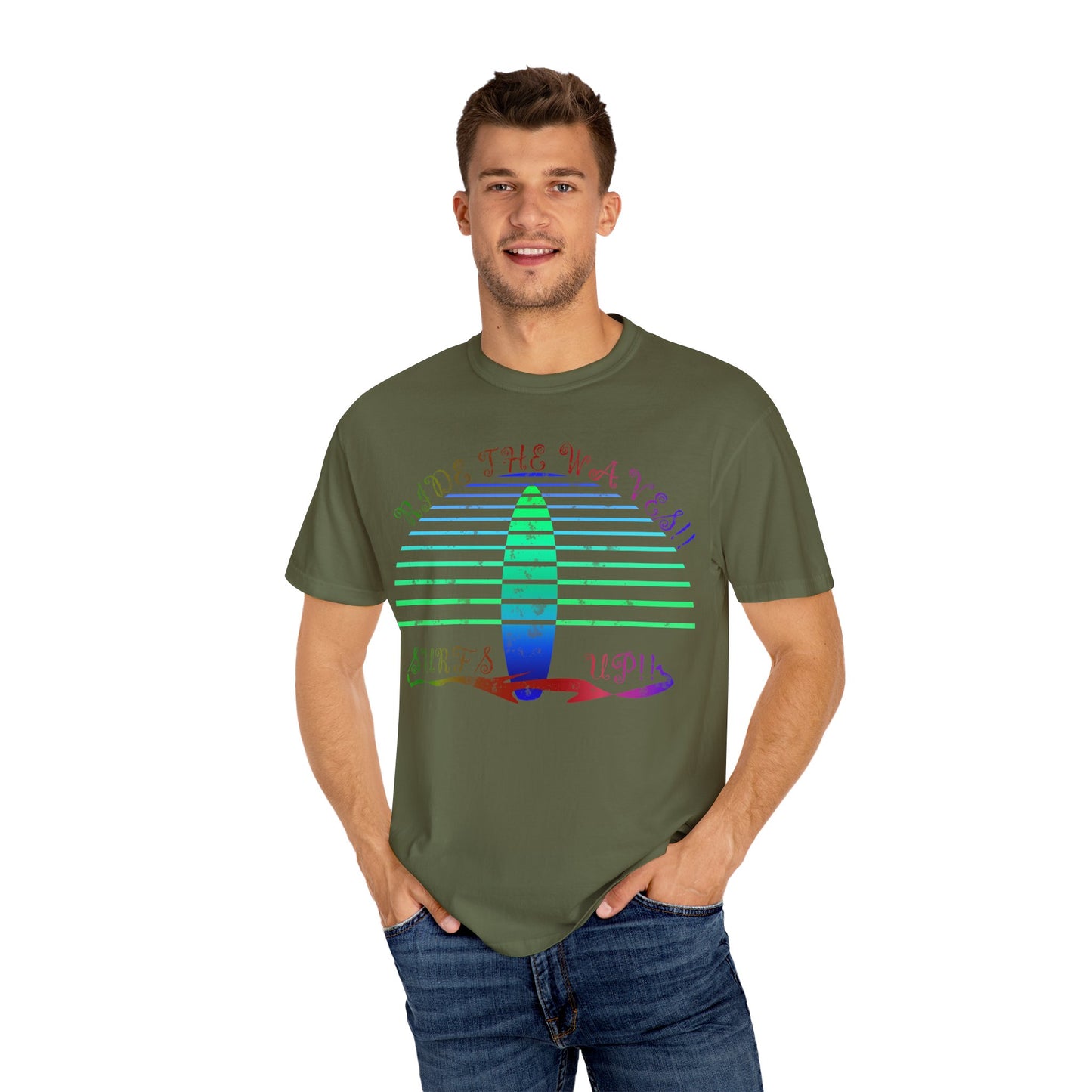 Surf's Up Unisex Garment-Dyed T-shirt