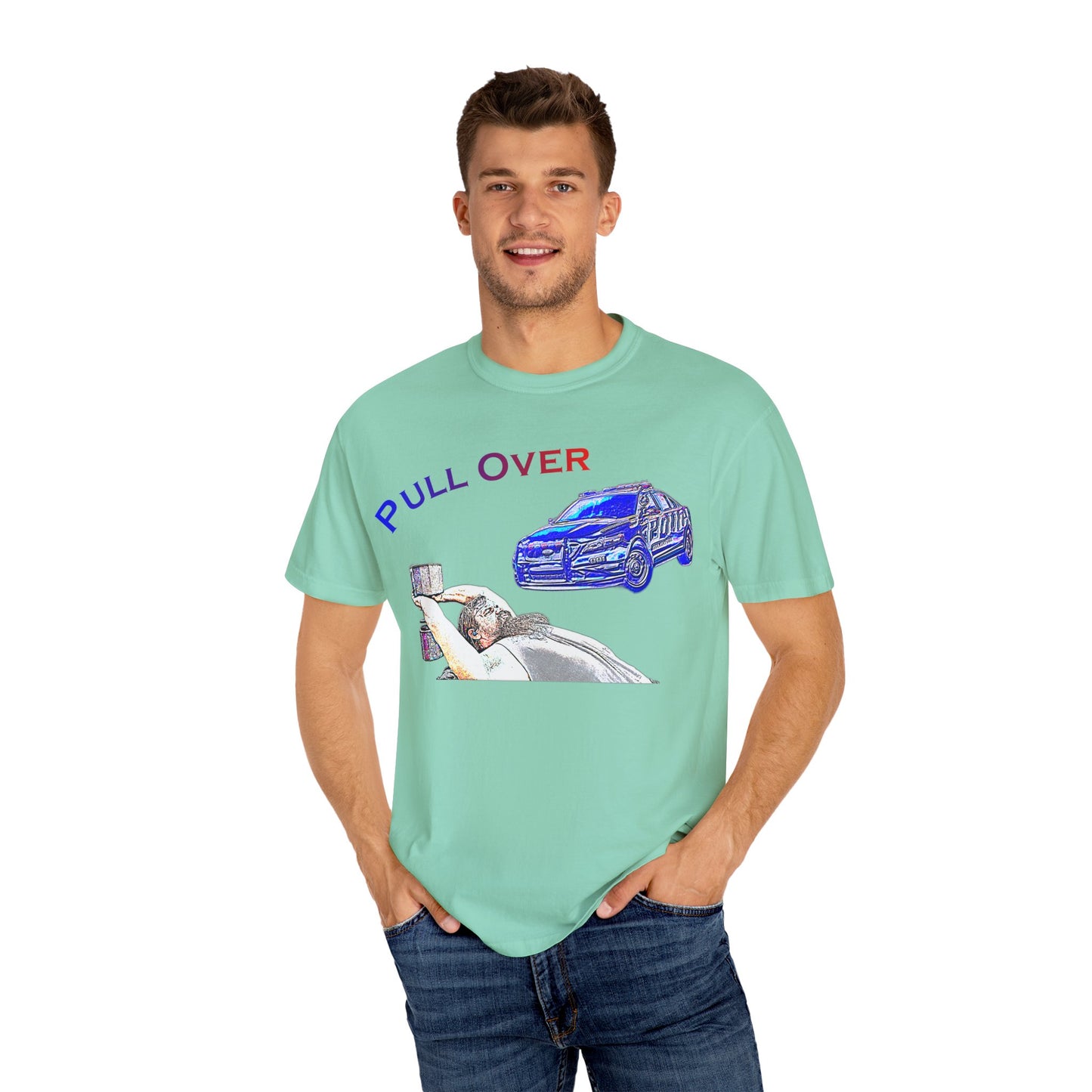 Vintage Style Unisex T-Shirt – "Pull Over" Graphic Tee