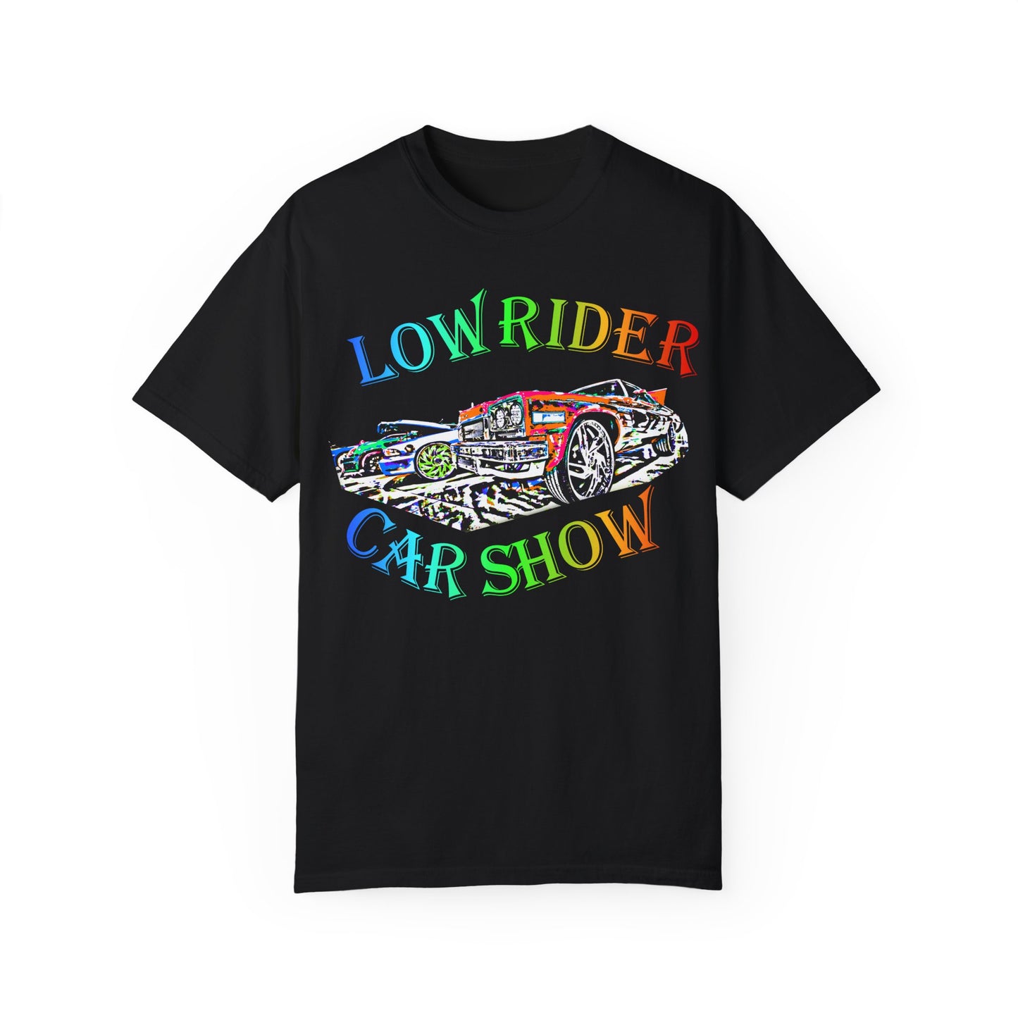 Low Rider Car Show Unisex T-Shirt – Vibrant Graphic Tee for Car Enthusiasts