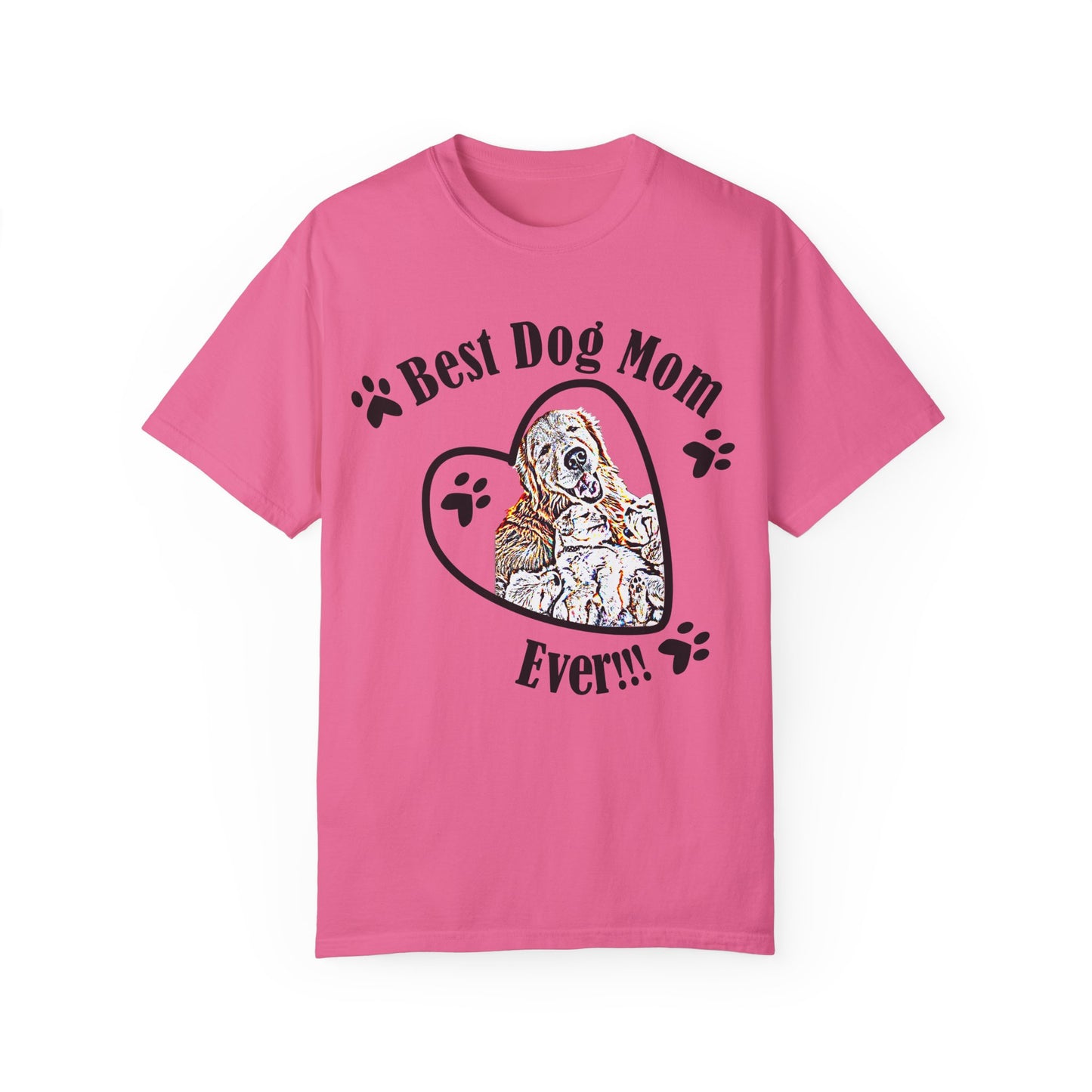 dog mom Unisex Garment-Dyed T-shirt