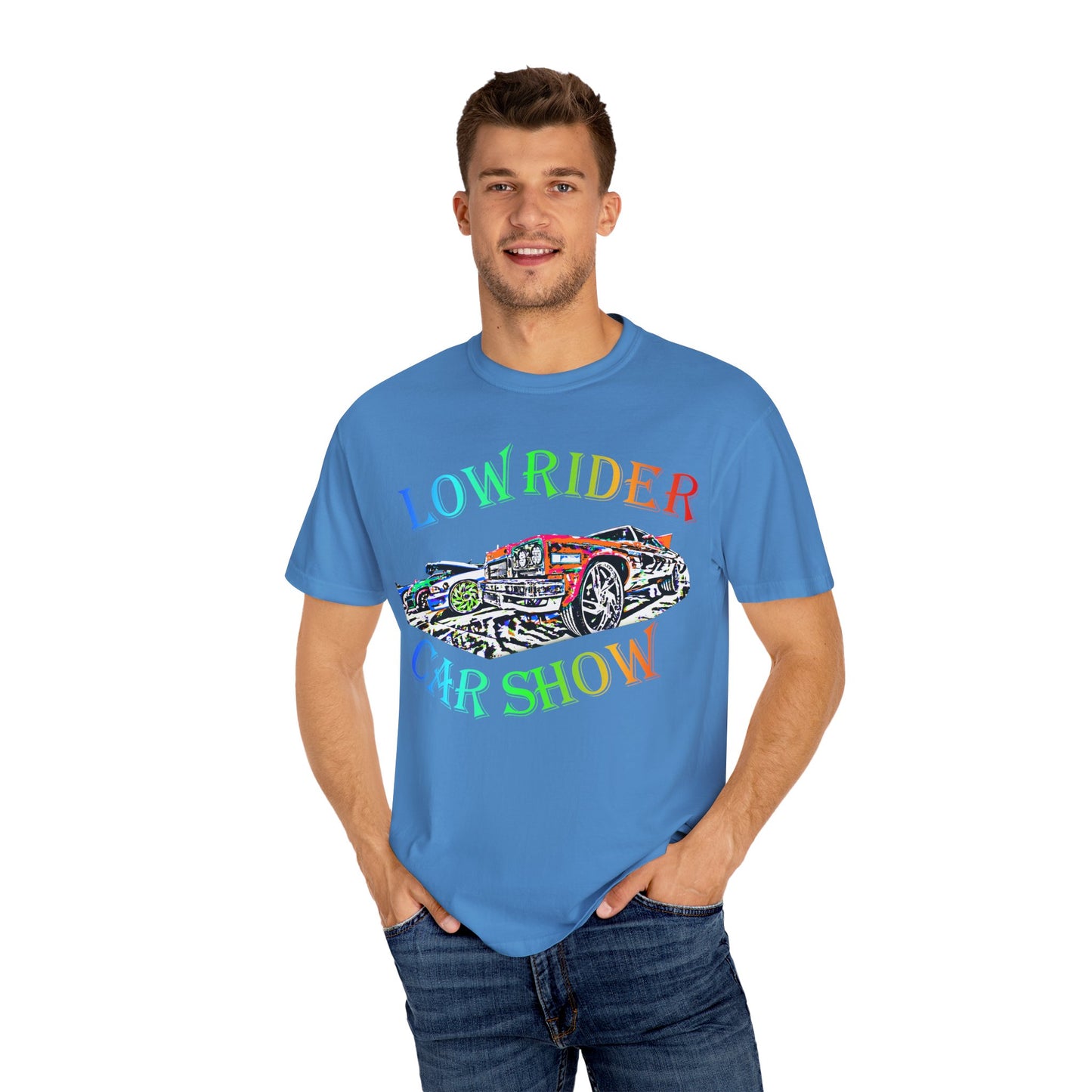 Low Rider Car Show Unisex T-Shirt – Vibrant Graphic Tee for Car Enthusiasts