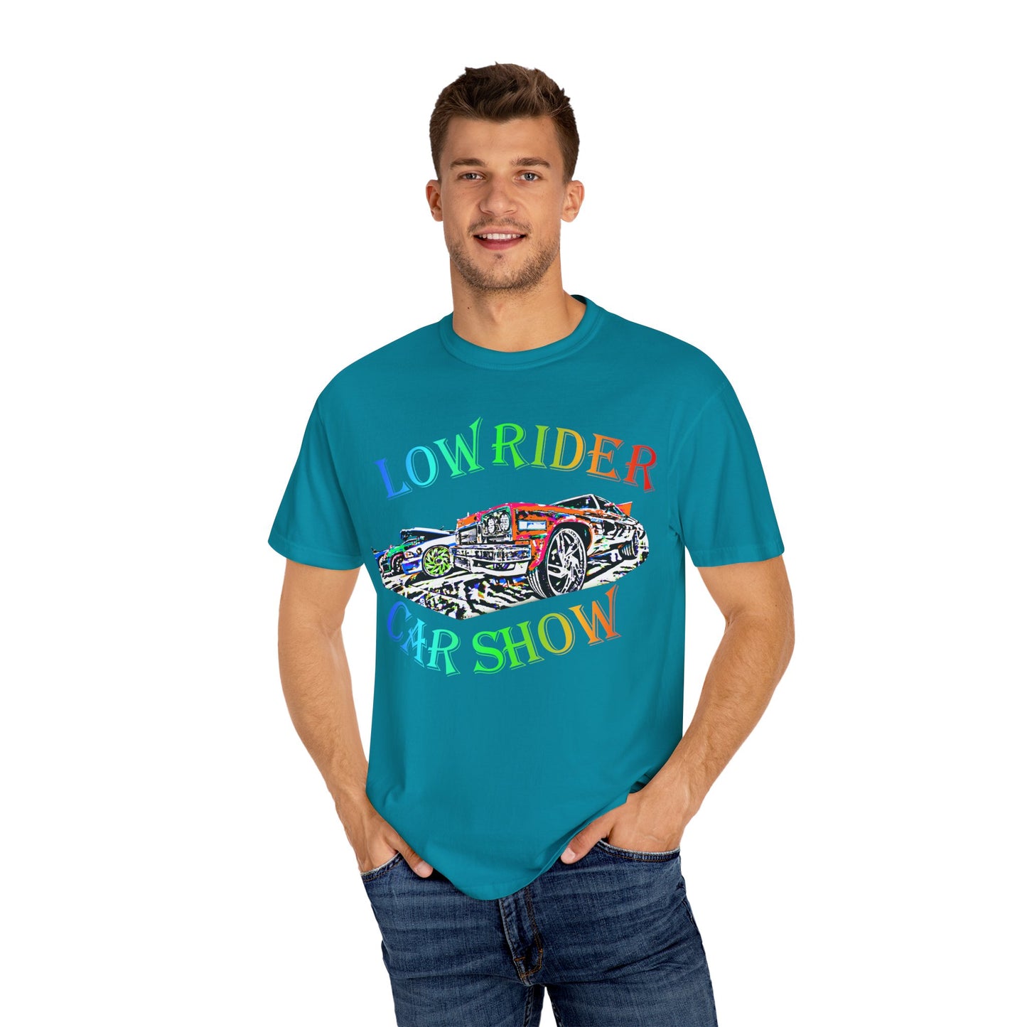 Low Rider Car Show Unisex T-Shirt – Vibrant Graphic Tee for Car Enthusiasts