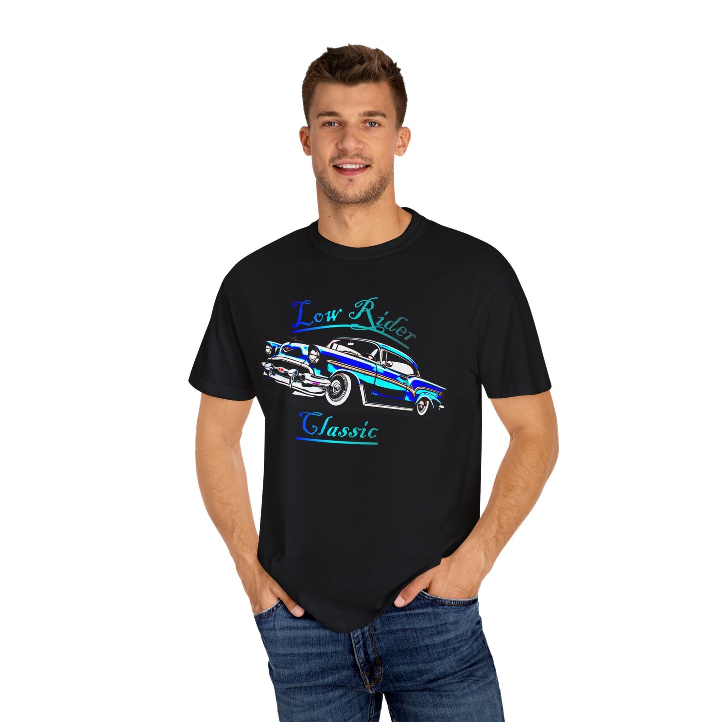 Unisex 'Low Rider Classic' Vintage Car T-shirt - Perfect for Car Enthusiasts