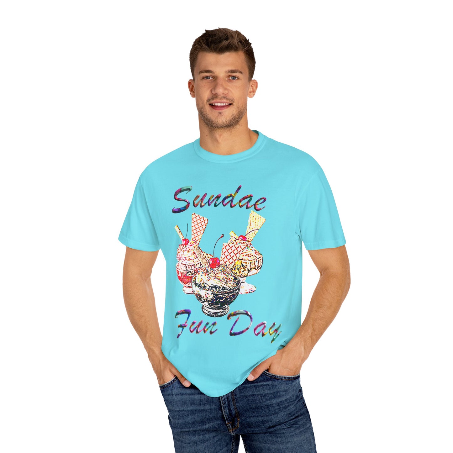Sundae Fun Day Unisex Garment-Dyed T-shirt