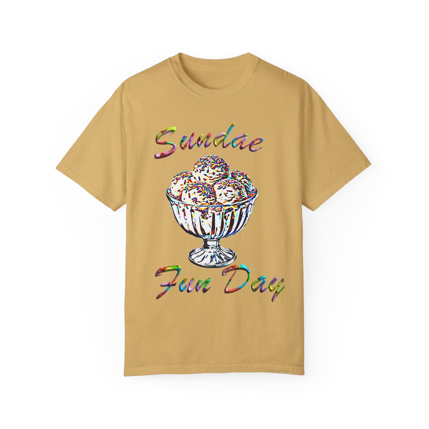 Sundae Funday Unisex Garment-Dyed T-shirt