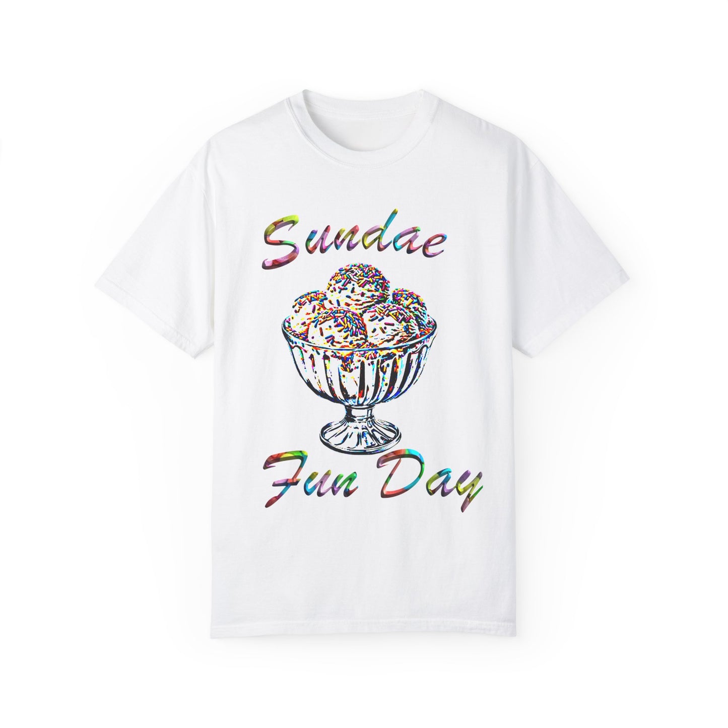 Sundae Funday Unisex Garment-Dyed T-shirt