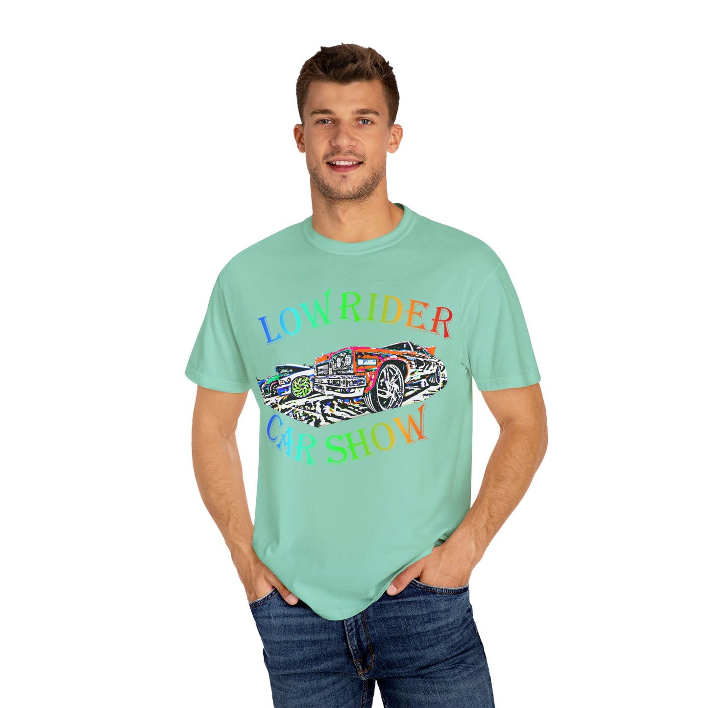 Low Rider Car Show Unisex T-Shirt – Vibrant Graphic Tee for Car Enthusiasts