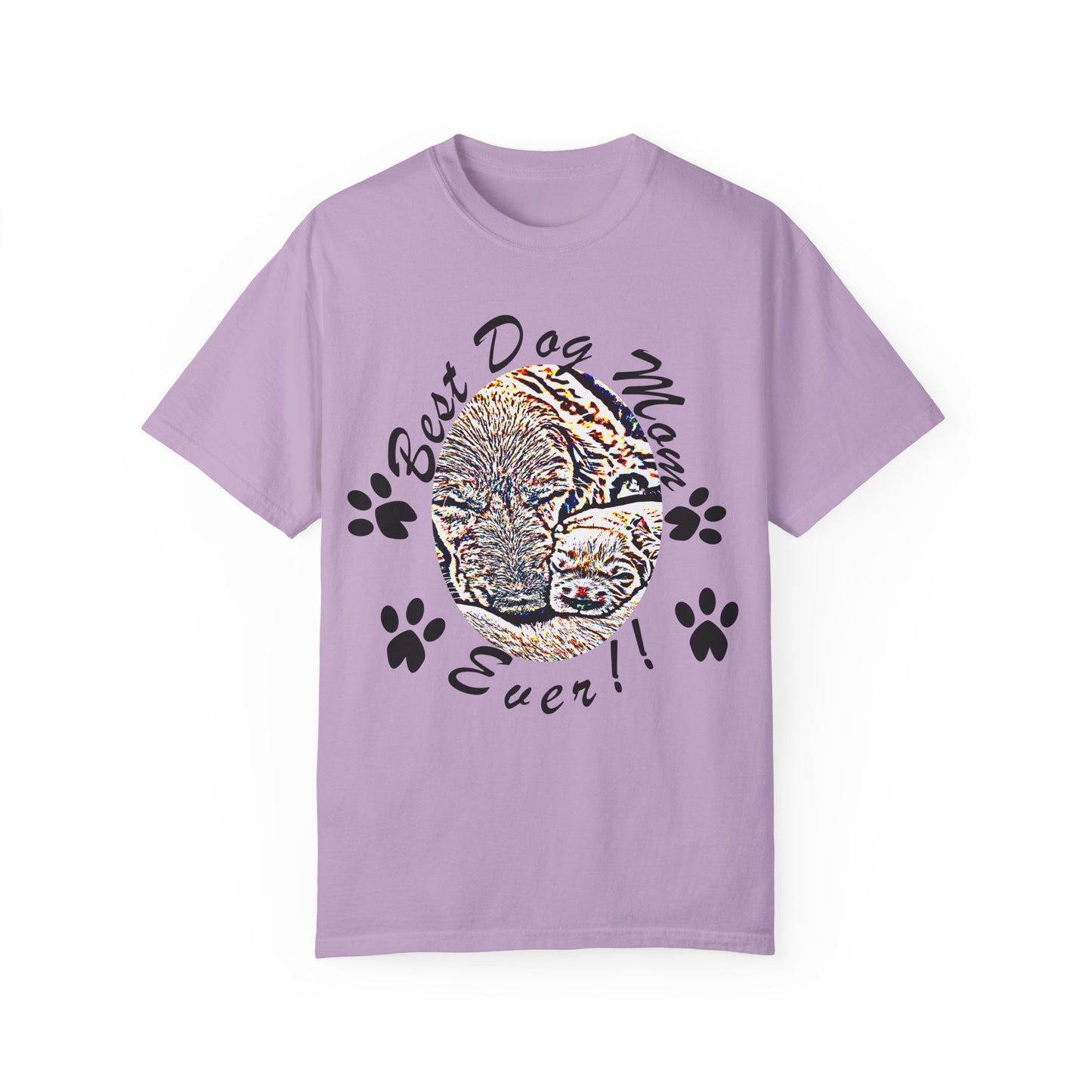 dog mom Unisex Garment-Dyed T-shirt