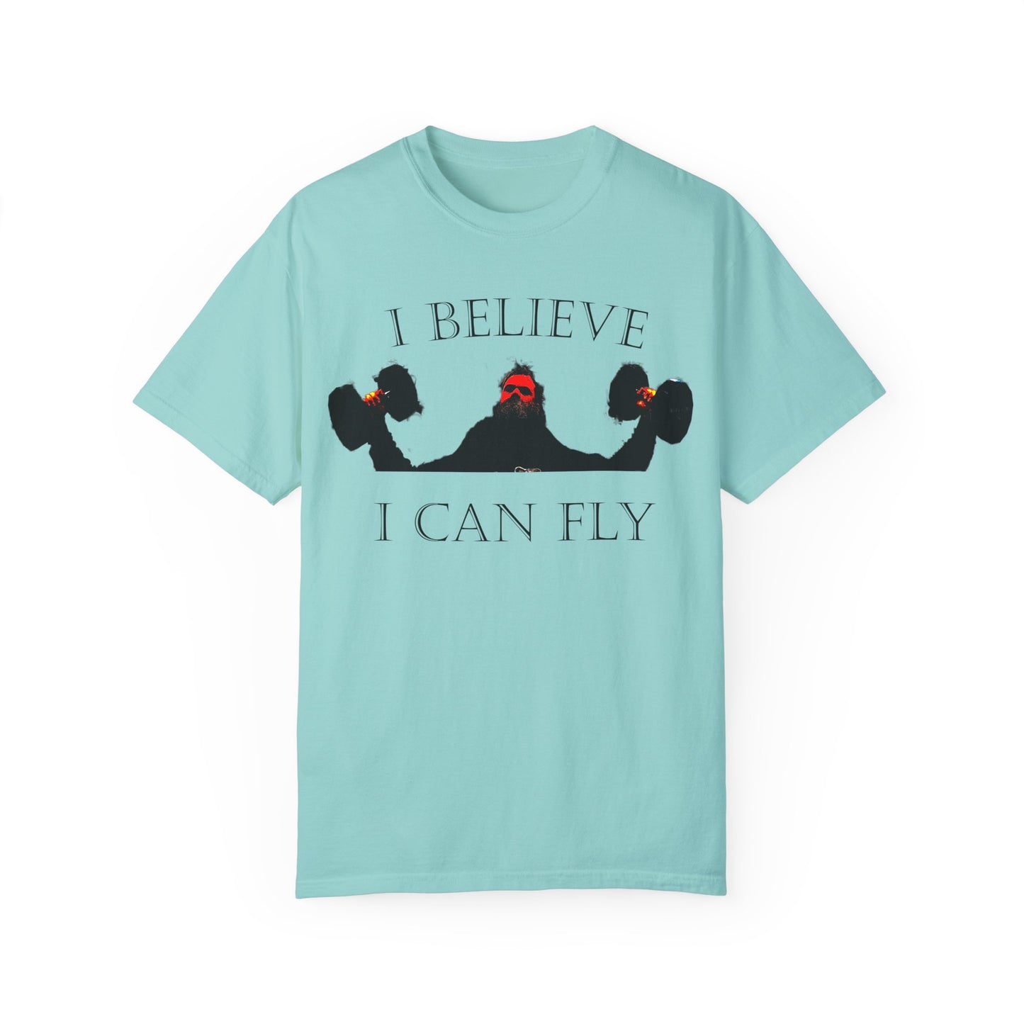 Motivational Fitness T-Shirt - I Believe I Can Fly