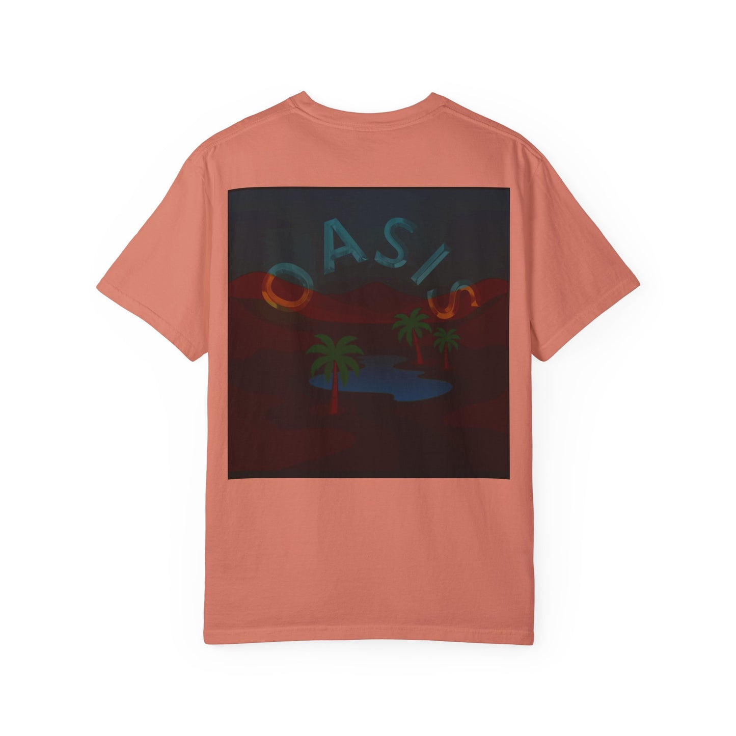 Garment-Dyed T-shirt - OASIS IN DESSERT Design