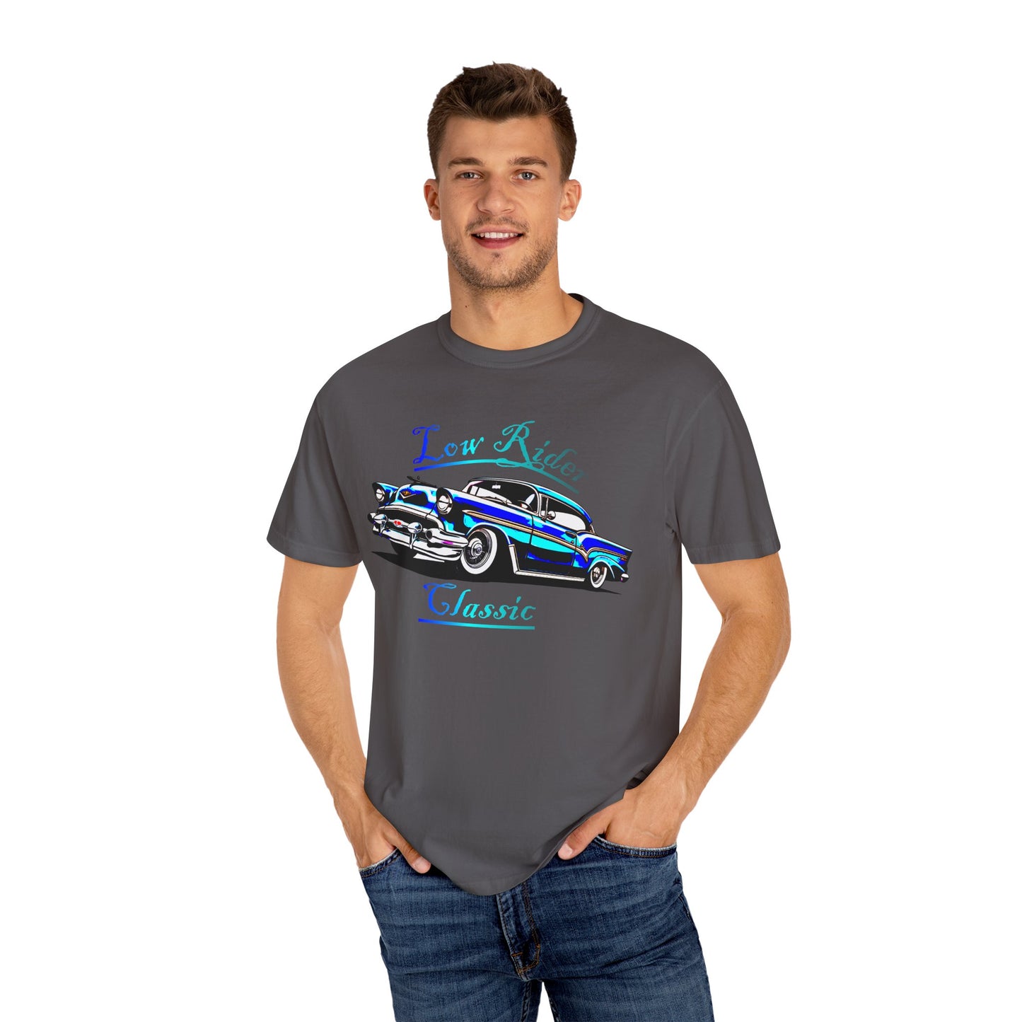 Unisex 'Low Rider Classic' Vintage Car T-shirt - Perfect for Car Enthusiasts
