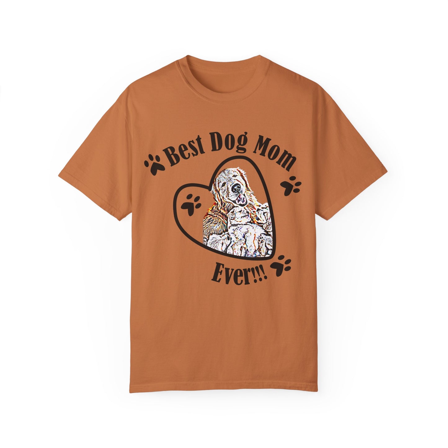 dog mom Unisex Garment-Dyed T-shirt