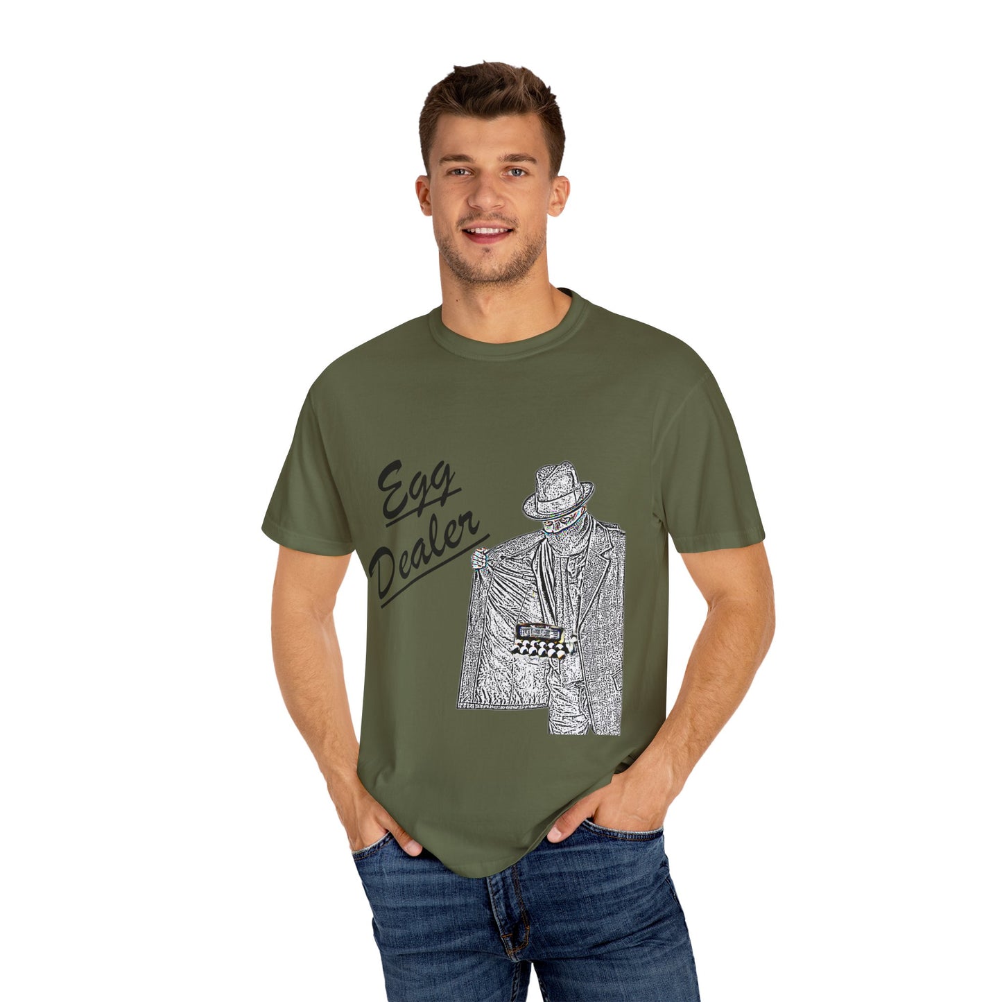 Garment-Dyed T-shirt - Rising Price of Eggs Design