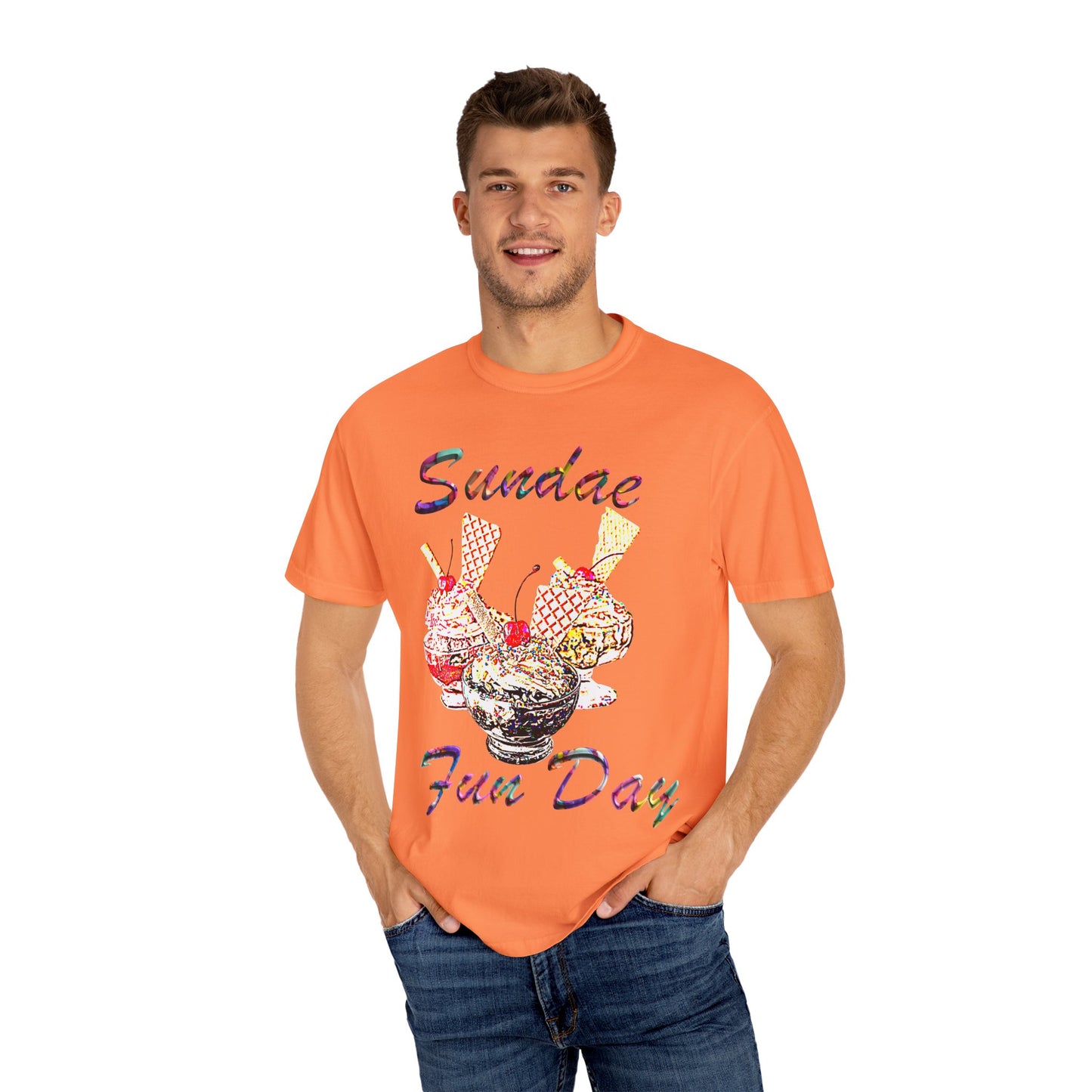 Sundae Fun Day Unisex Garment-Dyed T-shirt