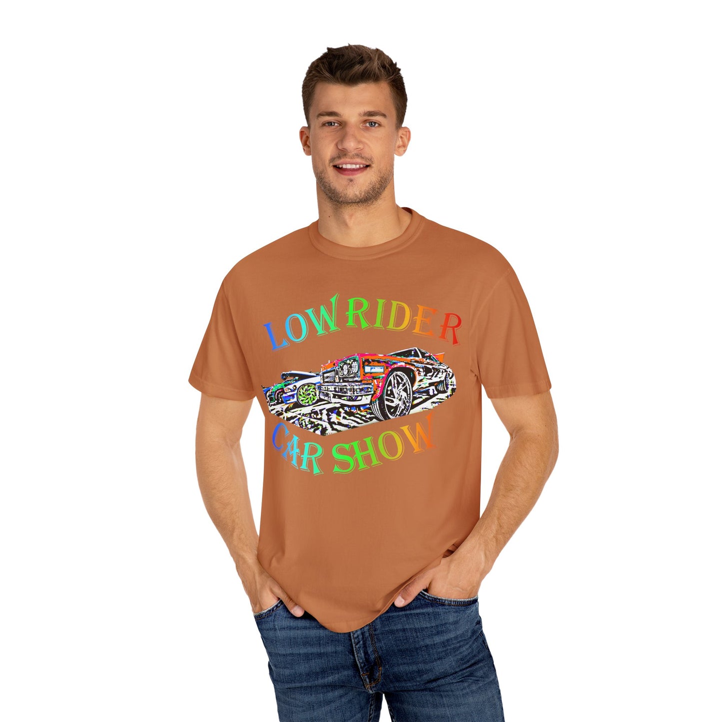 Low Rider Car Show Unisex T-Shirt – Vibrant Graphic Tee for Car Enthusiasts