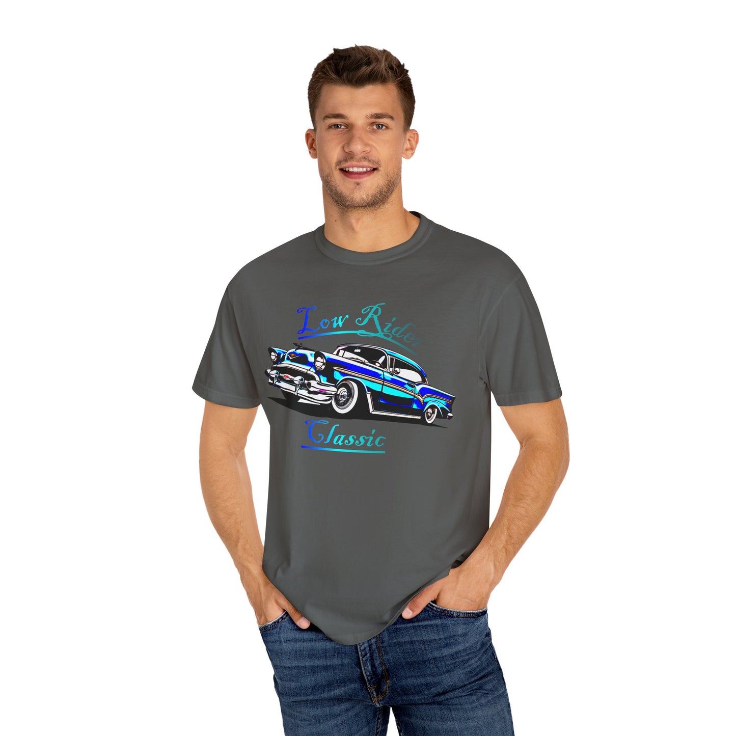 Unisex 'Low Rider Classic' Vintage Car T-shirt - Perfect for Car Enthusiasts