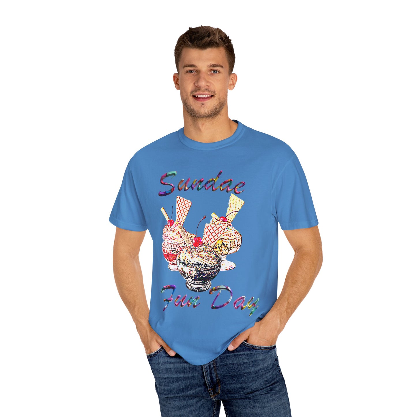 Sundae Fun Day Unisex Garment-Dyed T-shirt