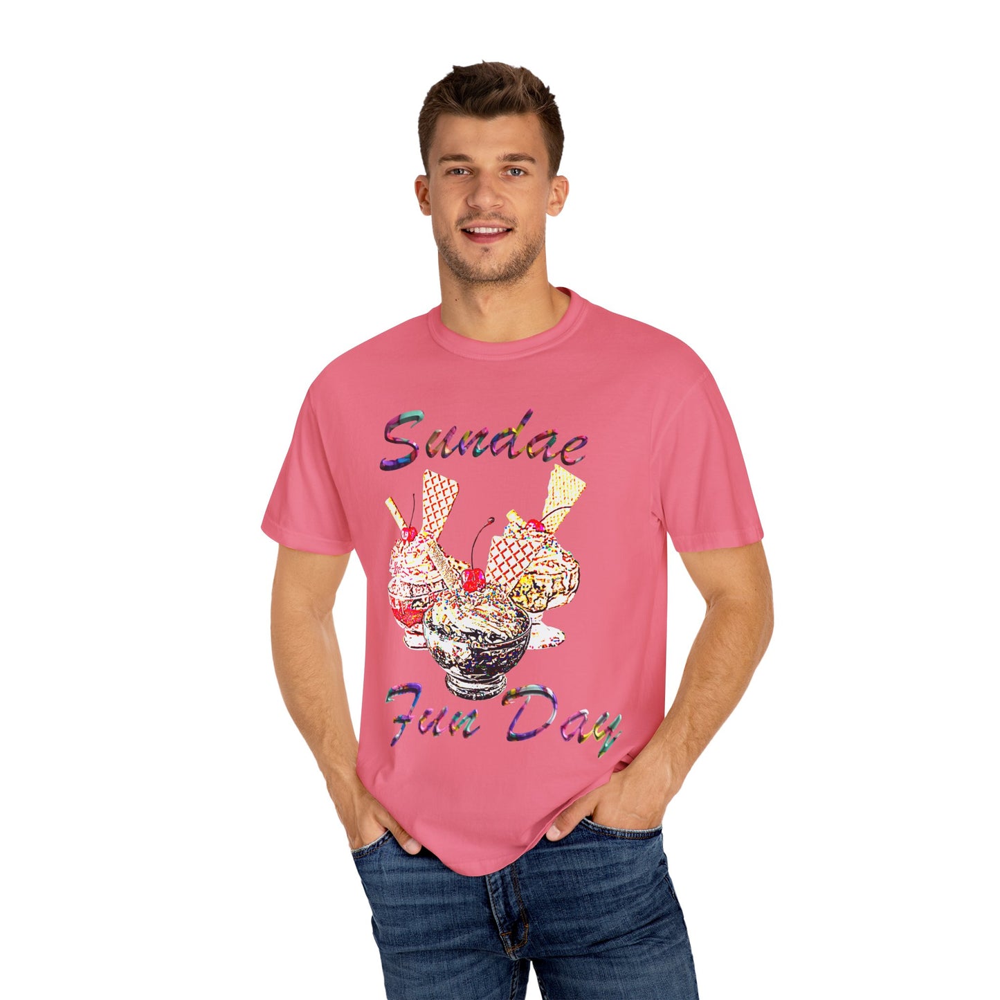 Sundae Fun Day Unisex Garment-Dyed T-shirt