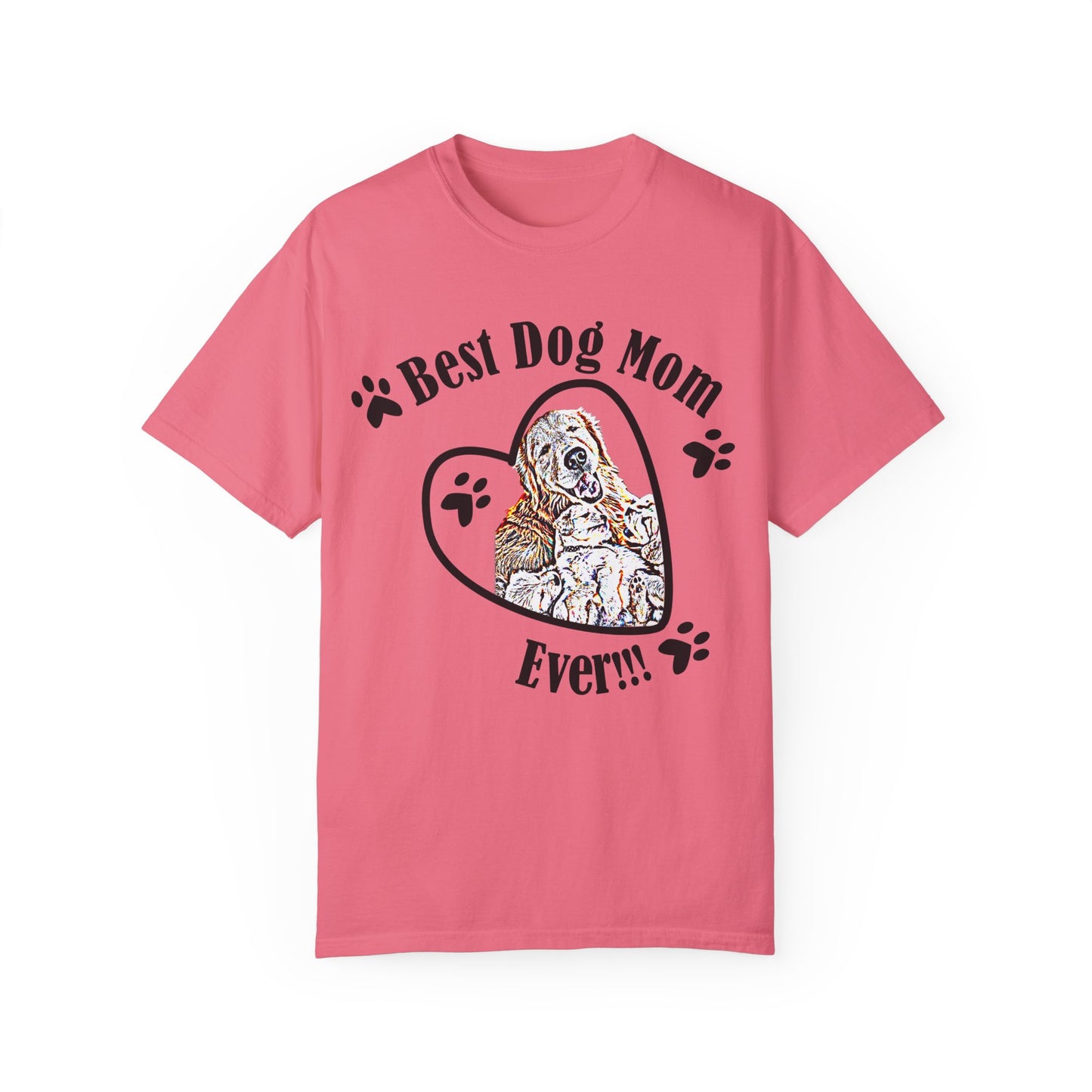 dog mom Unisex Garment-Dyed T-shirt