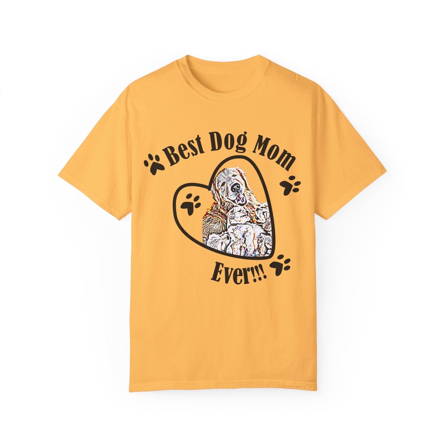 dog mom Unisex Garment-Dyed T-shirt