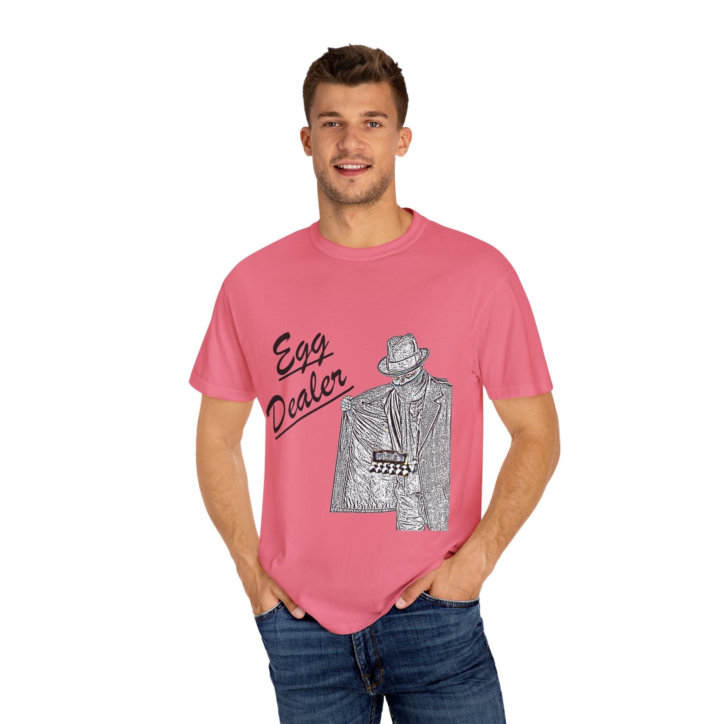 Garment-Dyed T-shirt - Rising Price of Eggs Design