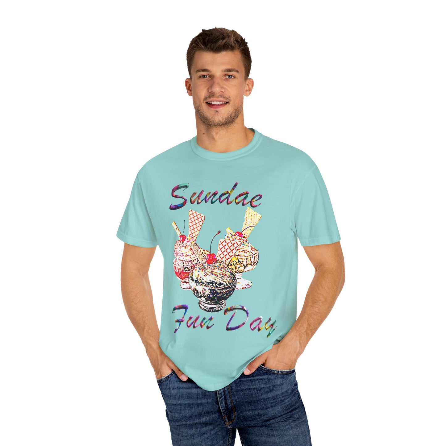 Sundae Fun Day Unisex Garment-Dyed T-shirt