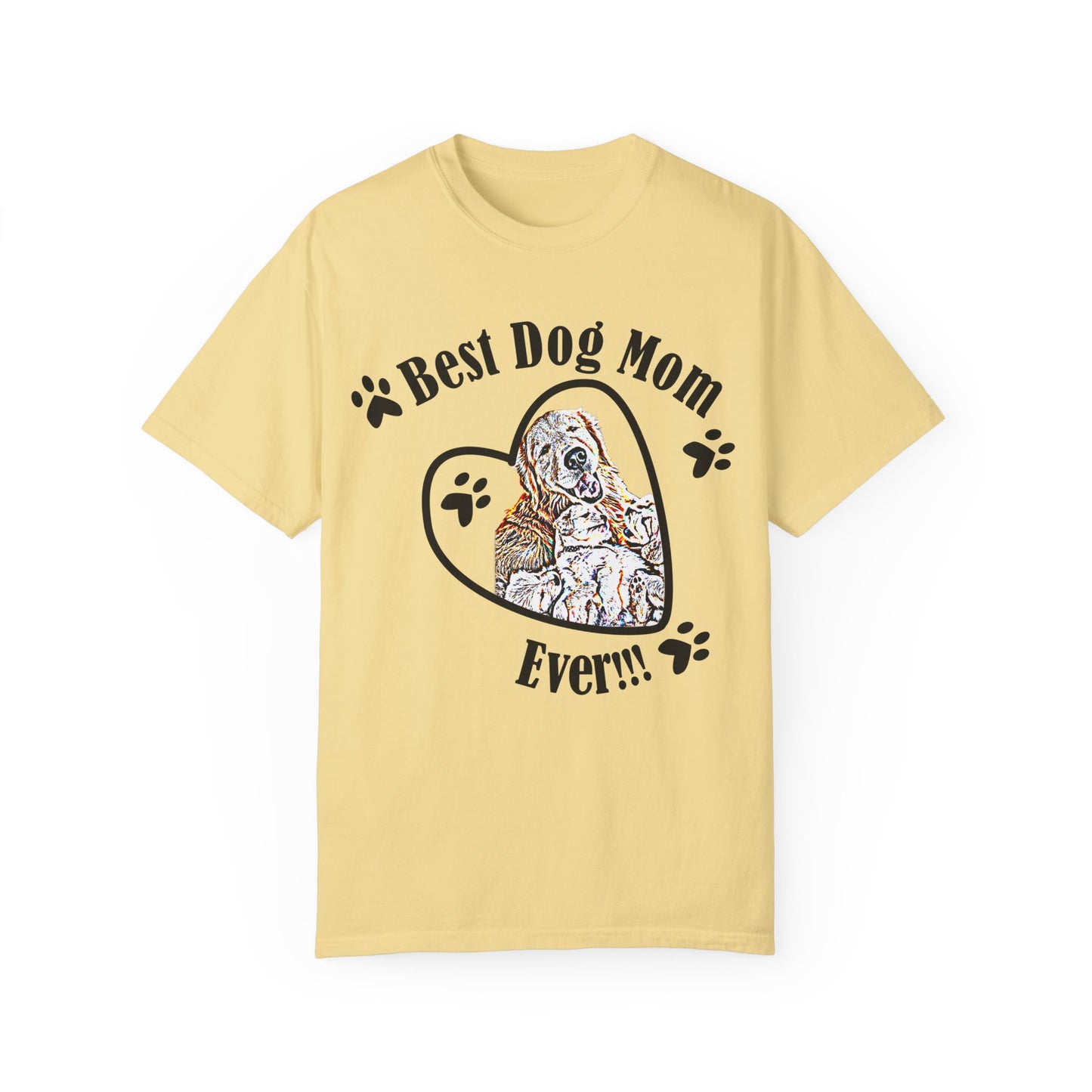 dog mom Unisex Garment-Dyed T-shirt