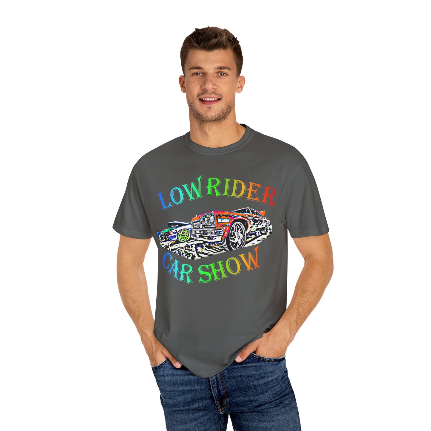 Low Rider Car Show Unisex T-Shirt – Vibrant Graphic Tee for Car Enthusiasts