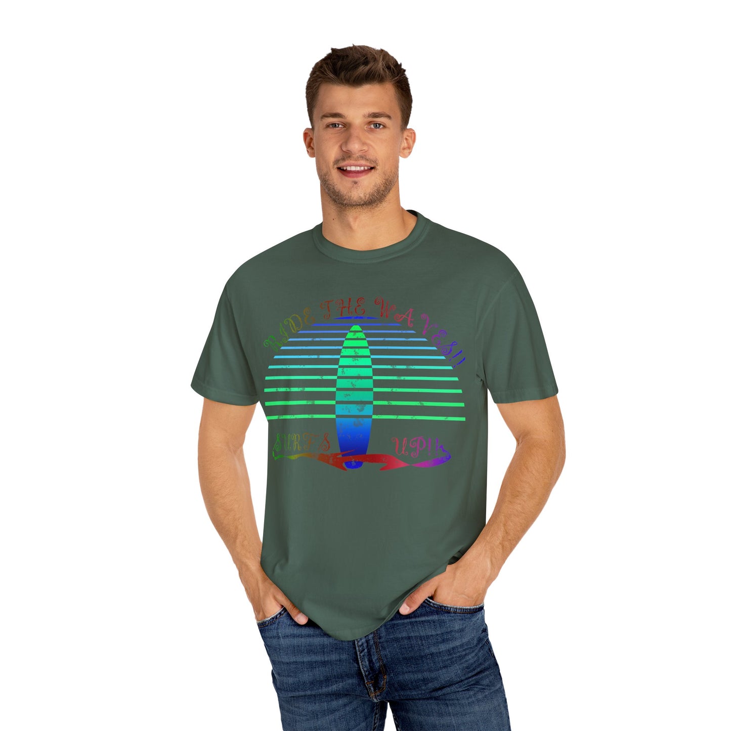 Surf's Up Unisex Garment-Dyed T-shirt