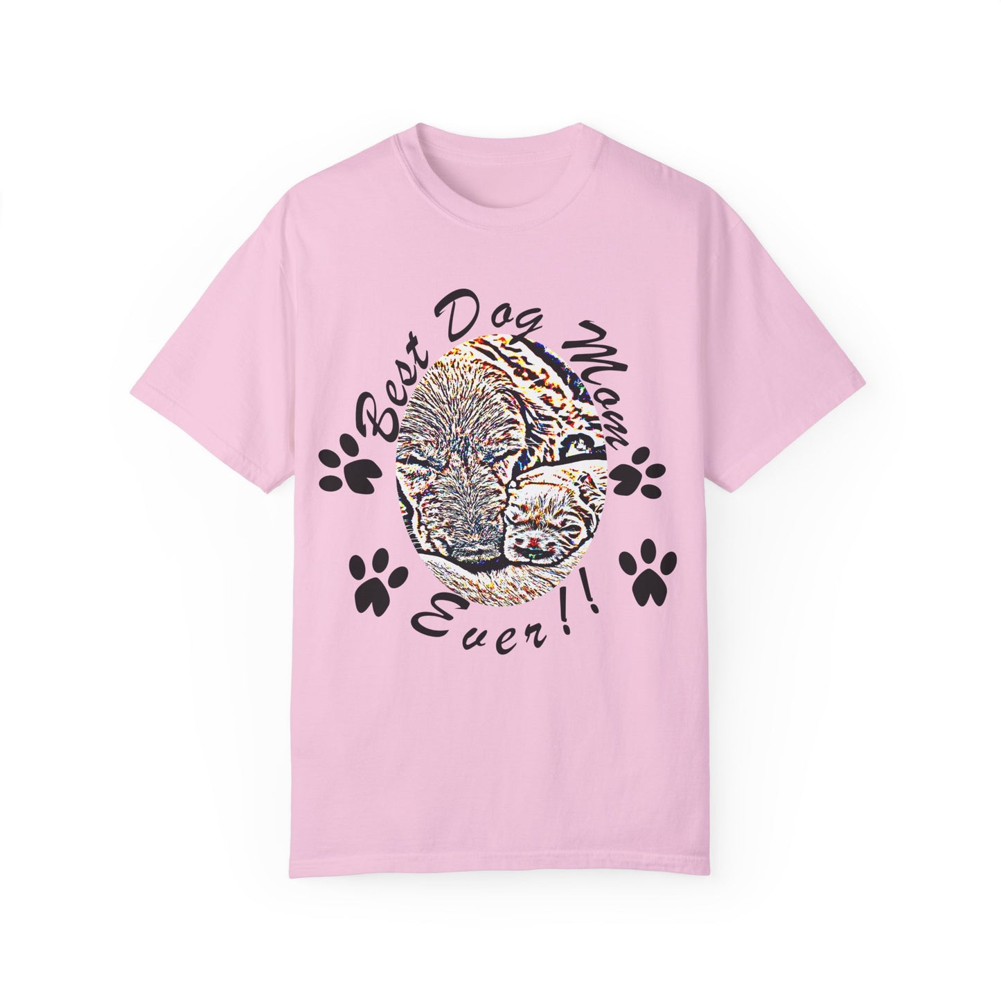 dog mom Unisex Garment-Dyed T-shirt