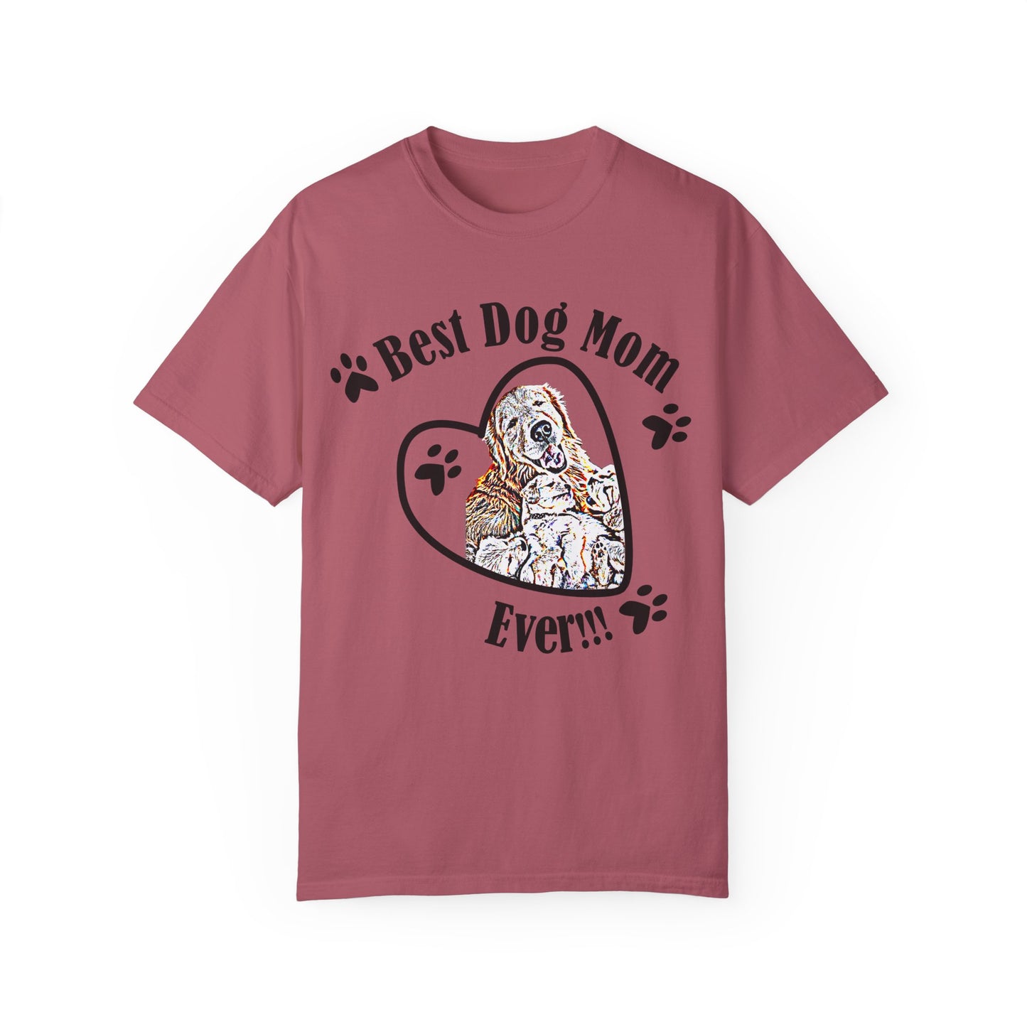 dog mom Unisex Garment-Dyed T-shirt