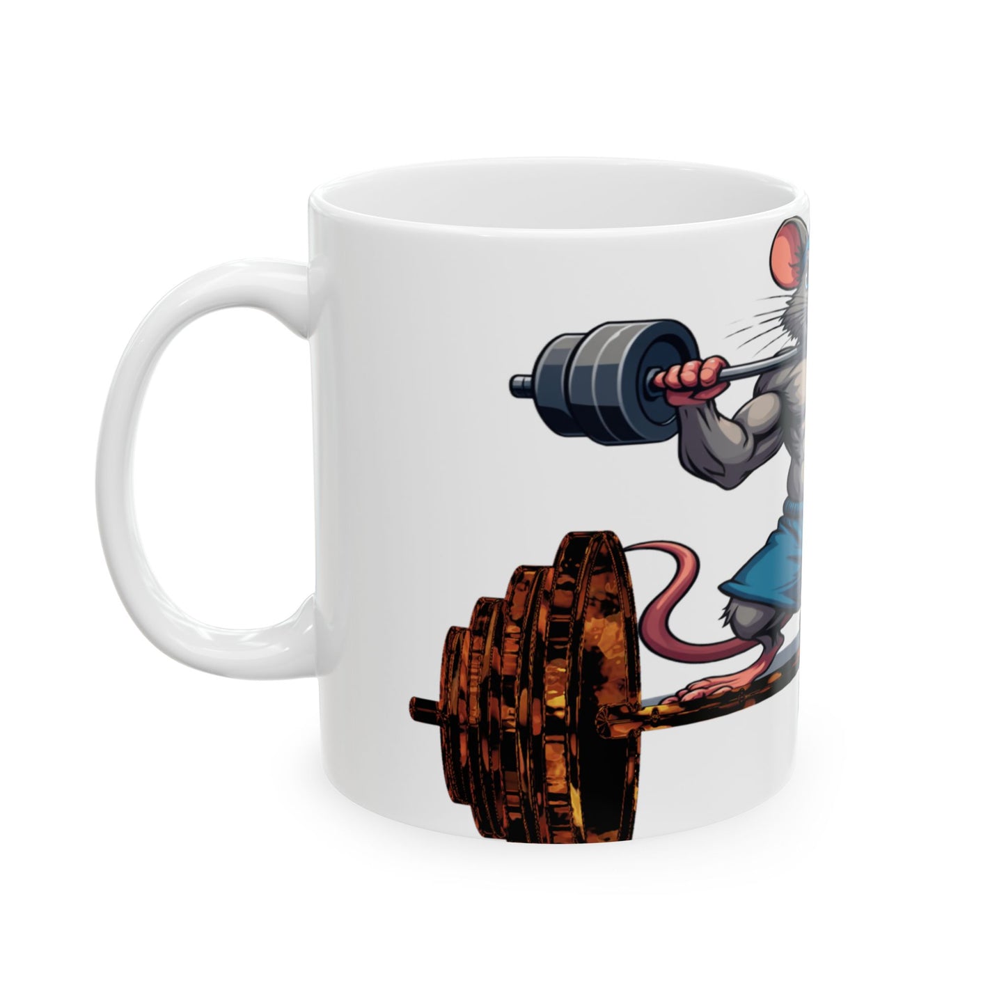 GYM RAT Ceramic Mug, (11oz, 15oz)
