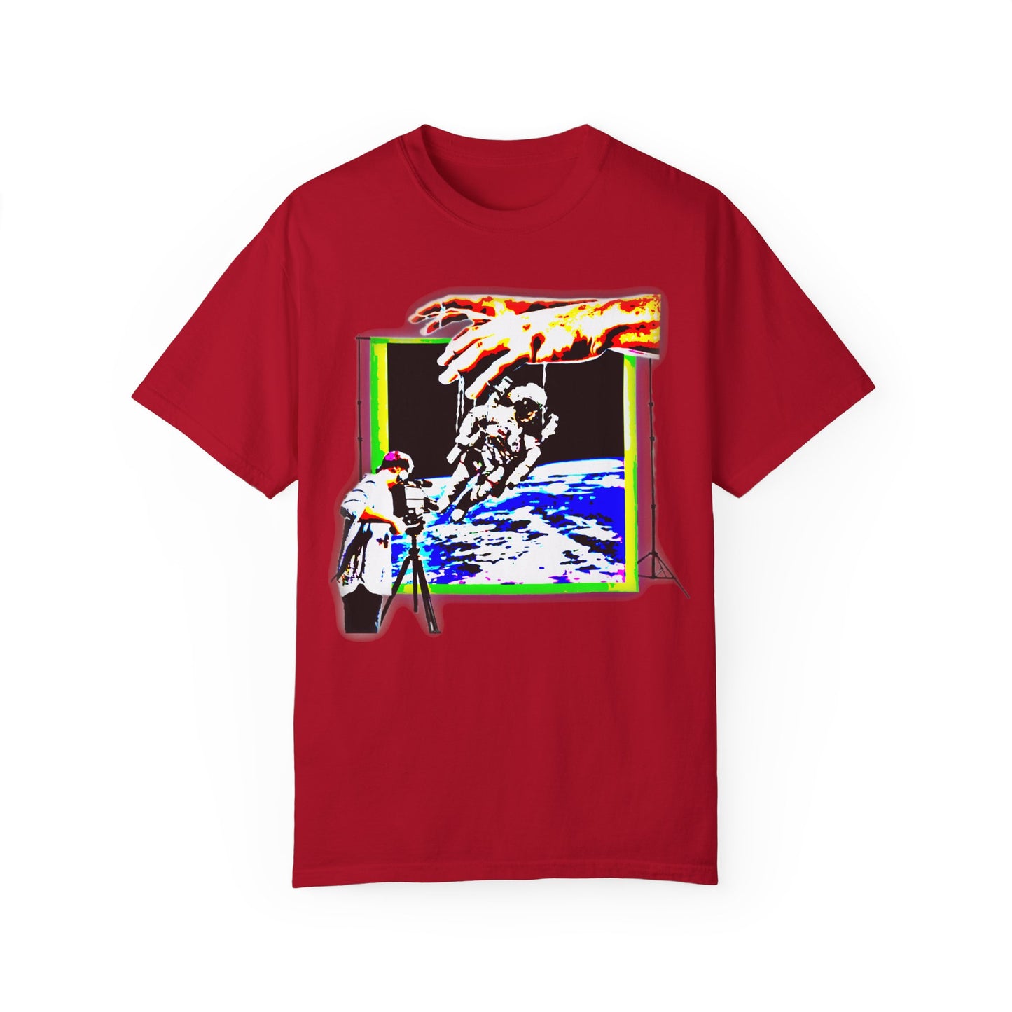 Space conspiracy Cosmic Creation Unisex Garment-Dyed T-Shirt