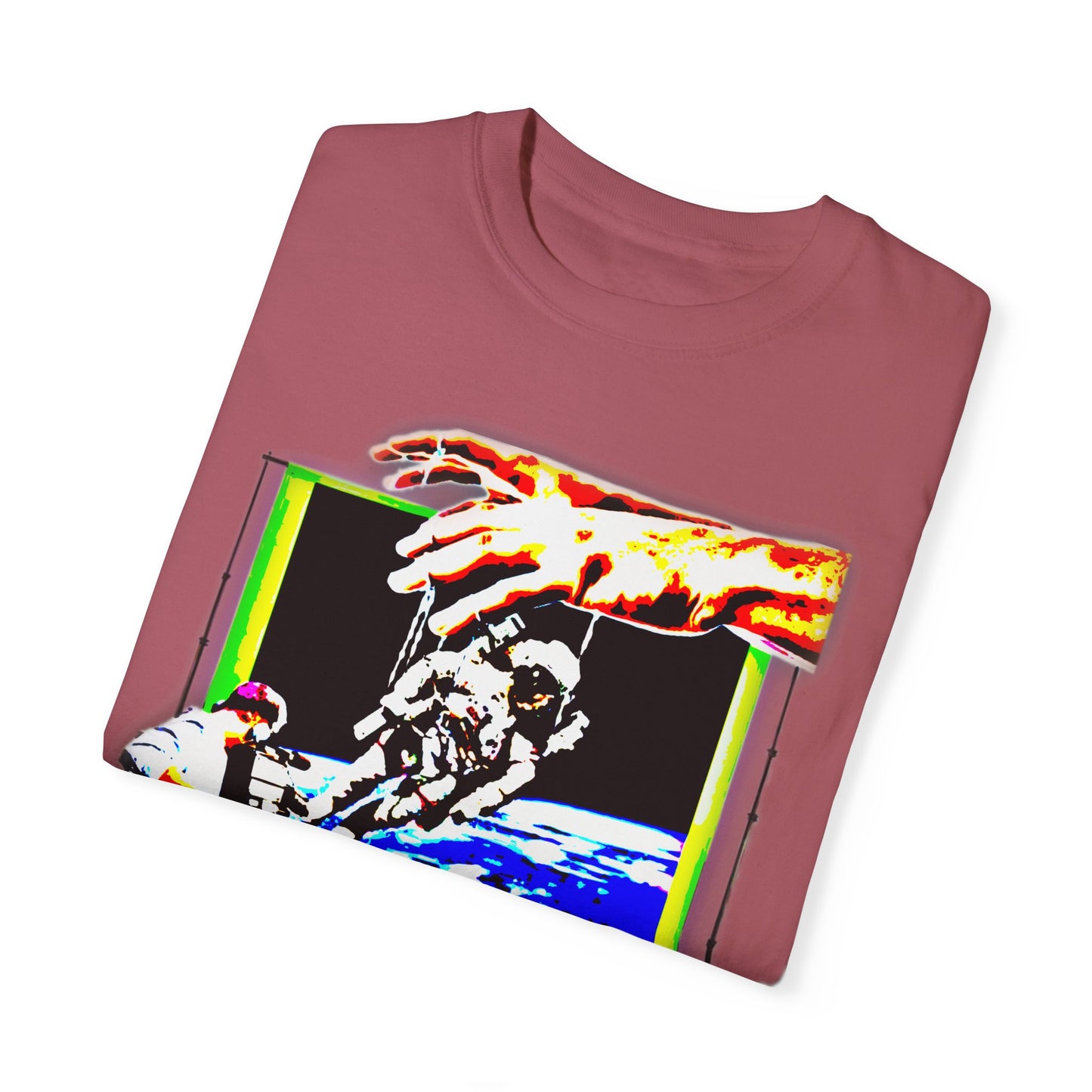 Space conspiracy Cosmic Creation Unisex Garment-Dyed T-Shirt
