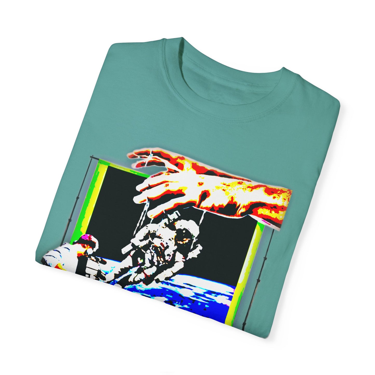 Space conspiracy Cosmic Creation Unisex Garment-Dyed T-Shirt