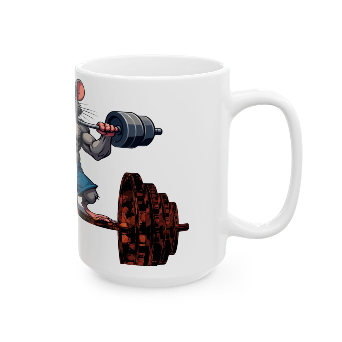 GYM RAT Ceramic Mug, (11oz, 15oz)