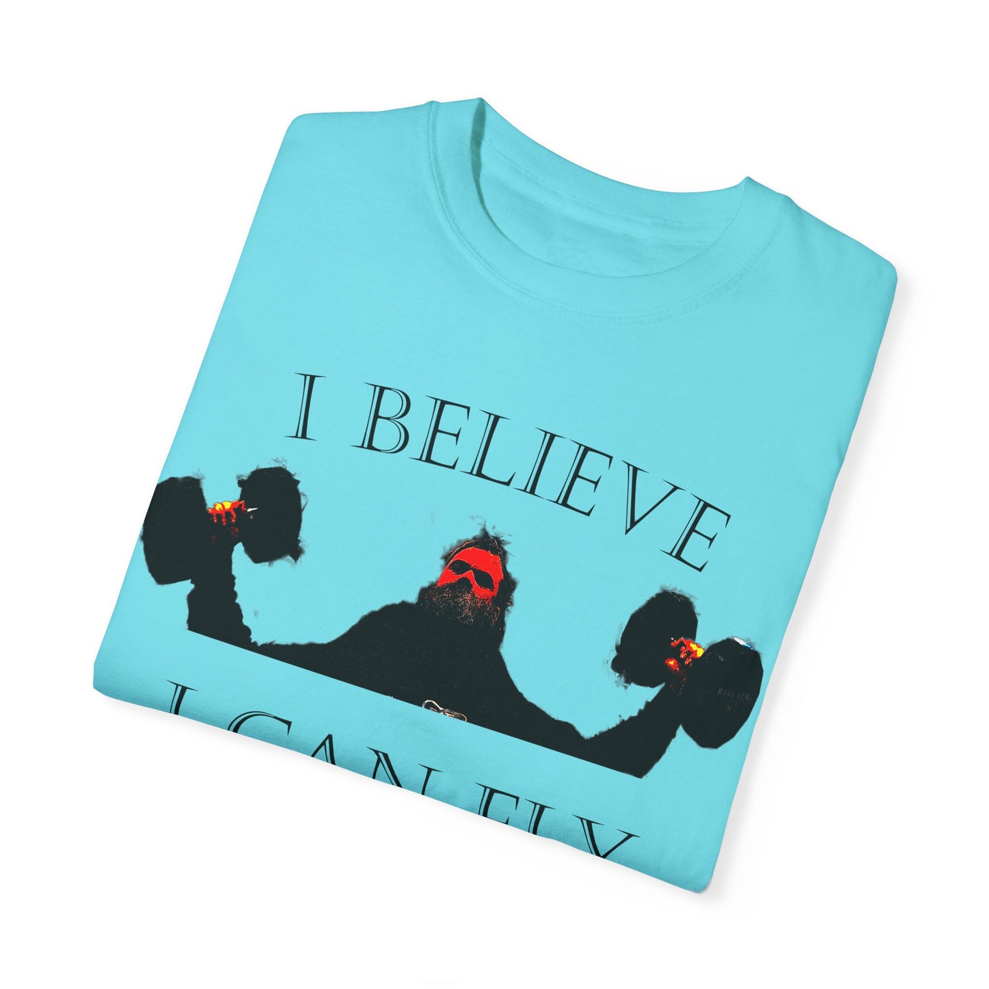 Motivational Fitness T-Shirt - I Believe I Can Fly