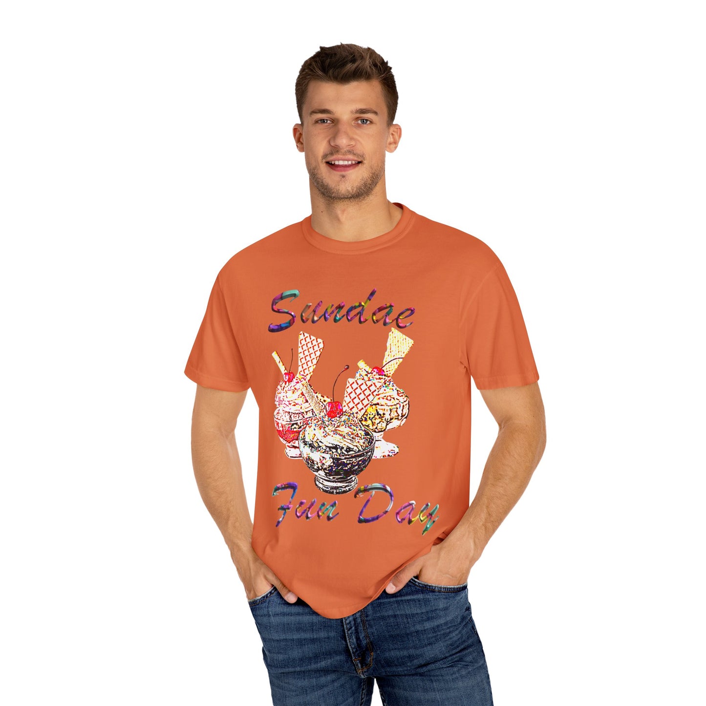 Sundae Fun Day Unisex Garment-Dyed T-shirt