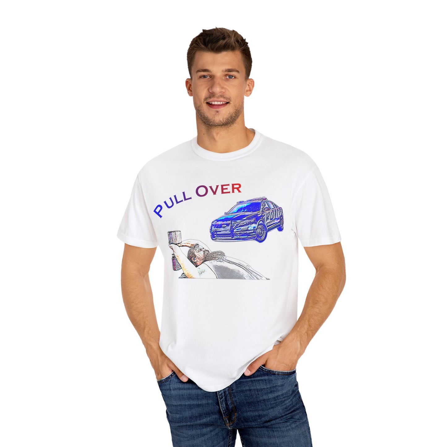 Vintage Style Unisex T-Shirt – "Pull Over" Graphic Tee
