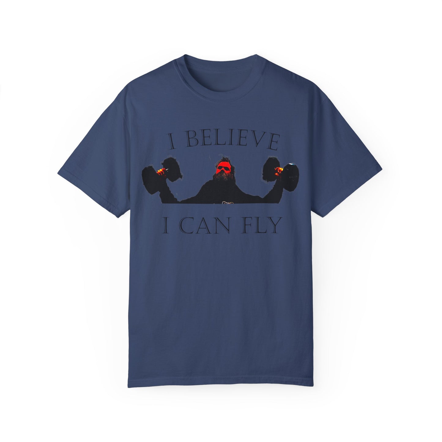 Motivational Fitness T-Shirt - I Believe I Can Fly