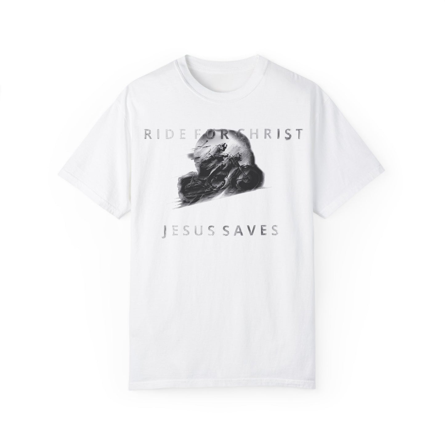RIDE FOR CHRIST Unisex Garment-Dyed T-shirt