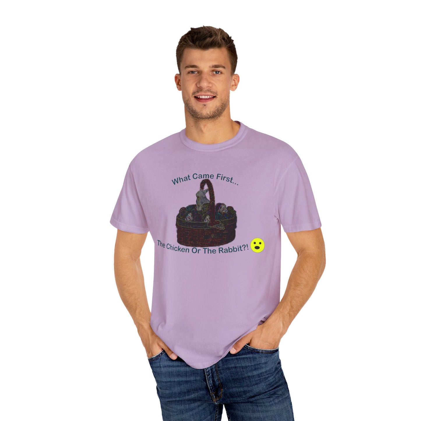 rabbit eggs Unisex Garment-Dyed T-shirt