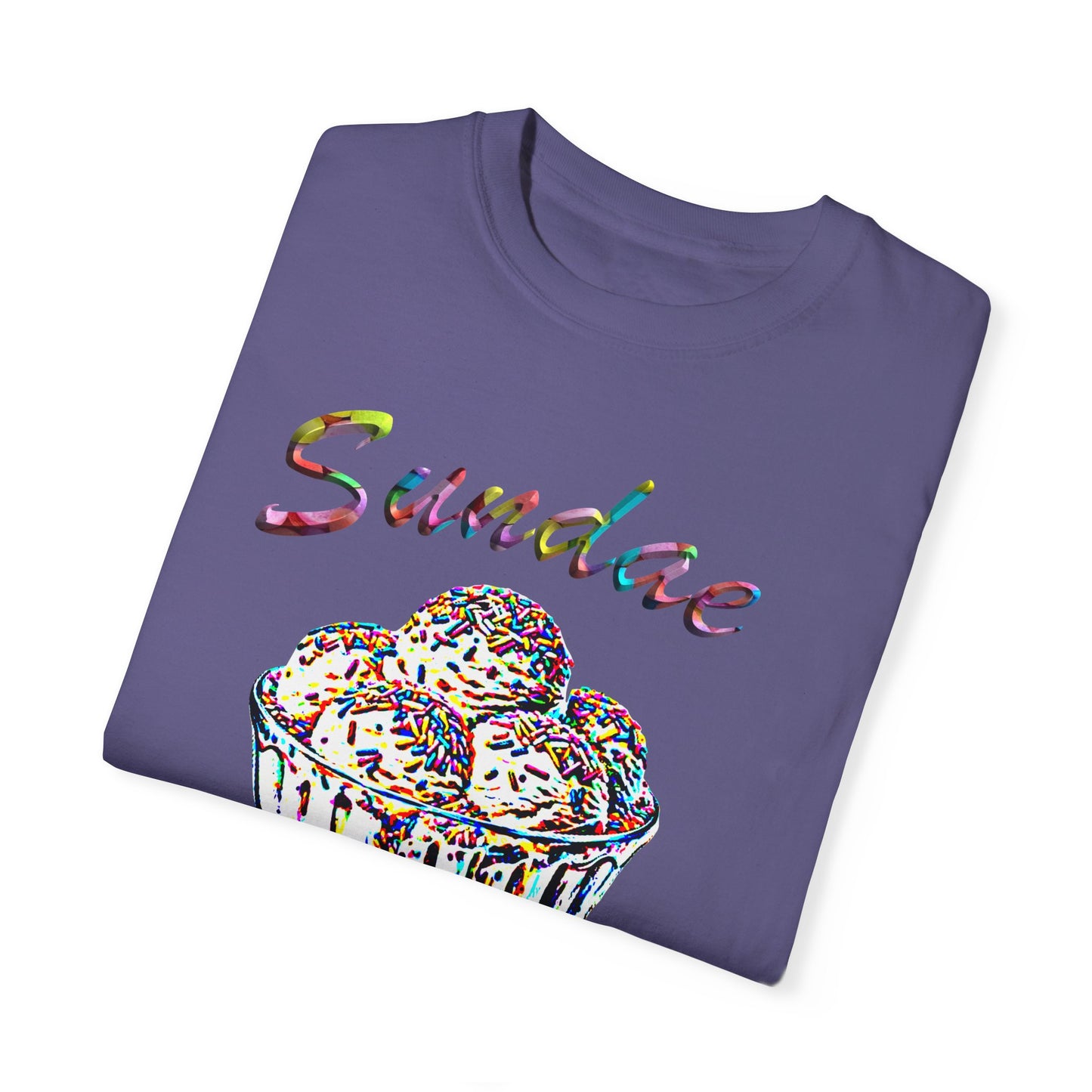 Sundae Funday Unisex Garment-Dyed T-shirt