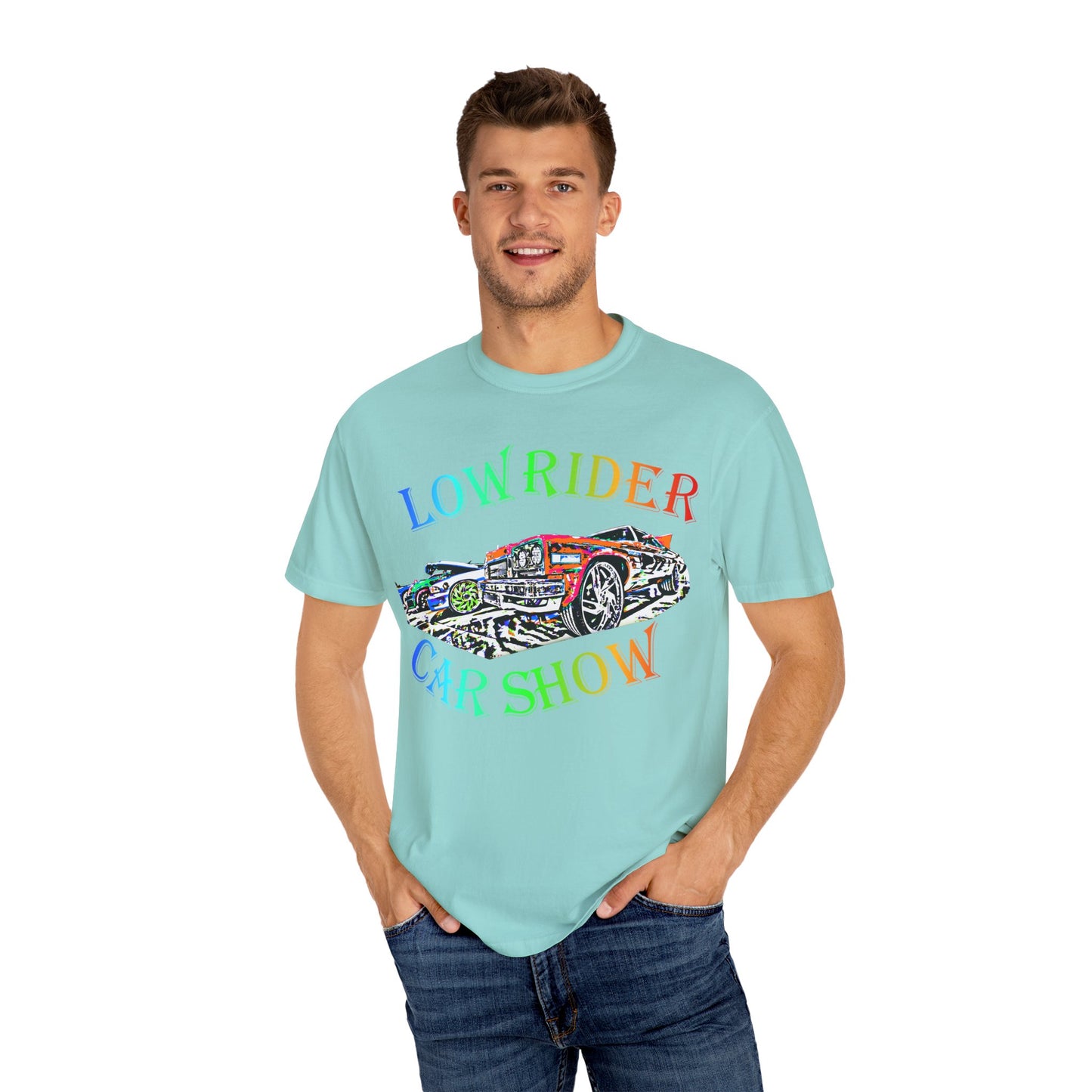 Low Rider Car Show Unisex T-Shirt – Vibrant Graphic Tee for Car Enthusiasts