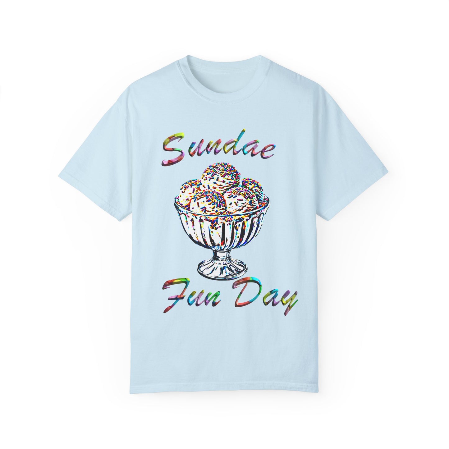 Sundae Funday Unisex Garment-Dyed T-shirt