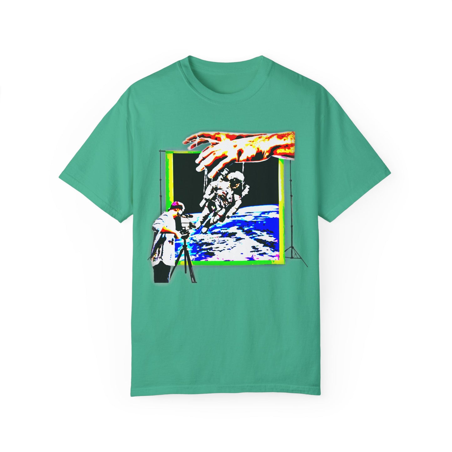 Space conspiracy Cosmic Creation Unisex Garment-Dyed T-Shirt